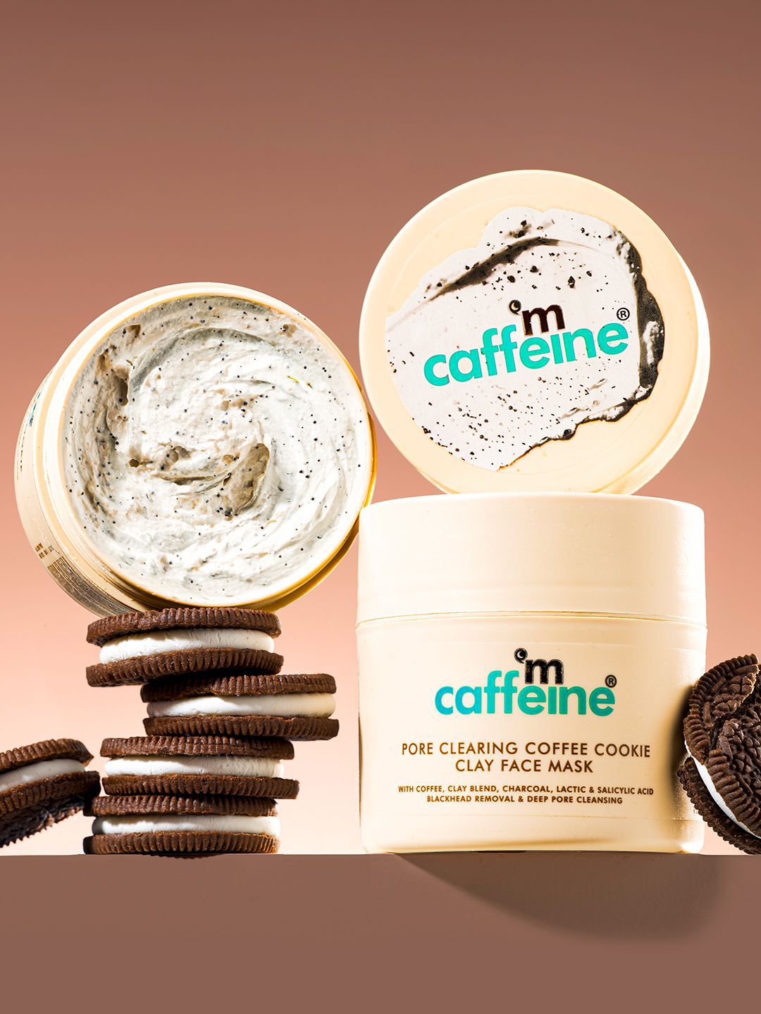 MCaffeine Pore Cleansing Coffee Cookie Face Mask - 100 g-image-14
