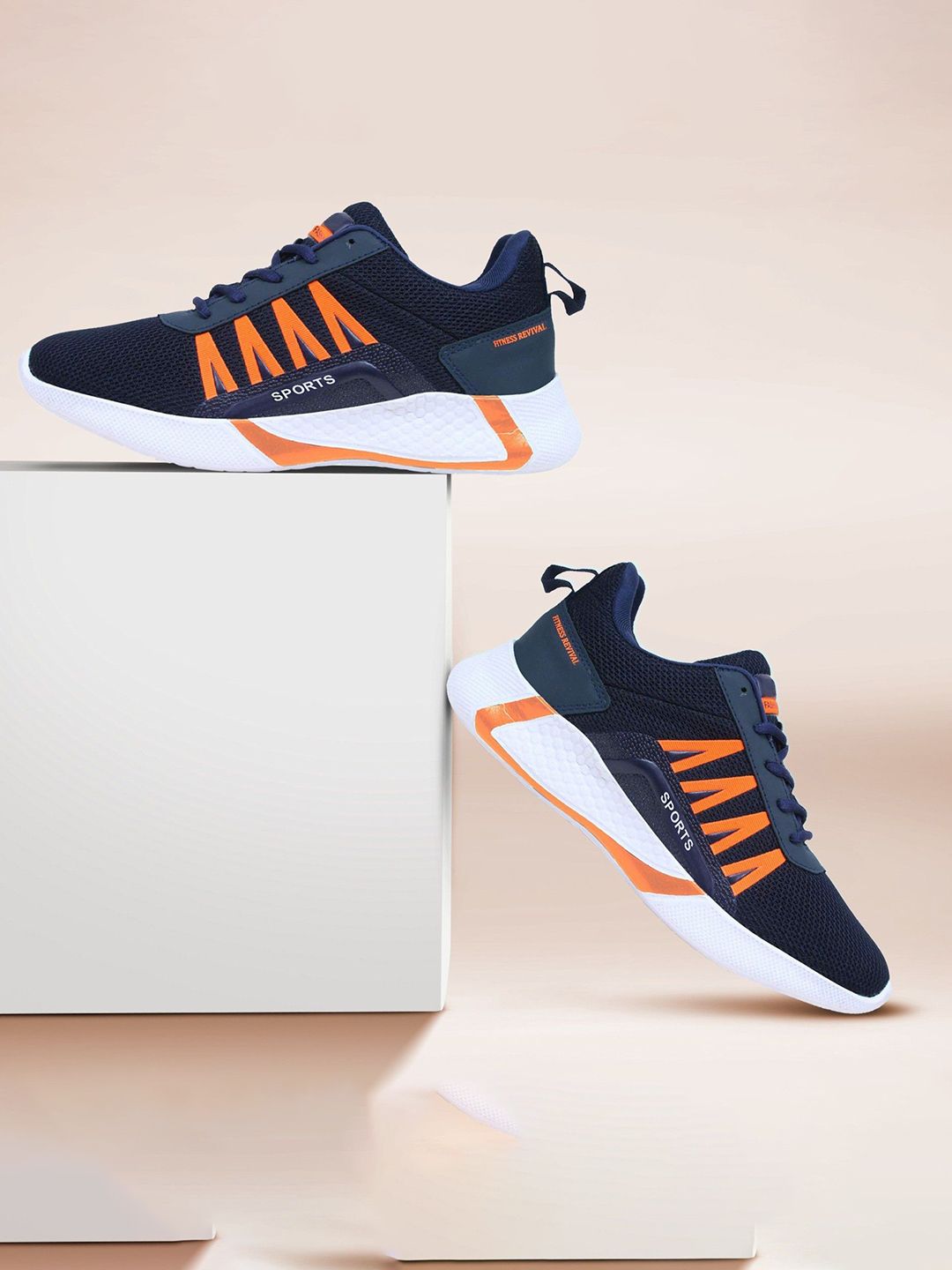 Spotwalk Men Mesh Running Marking Sports Shoes-image-14