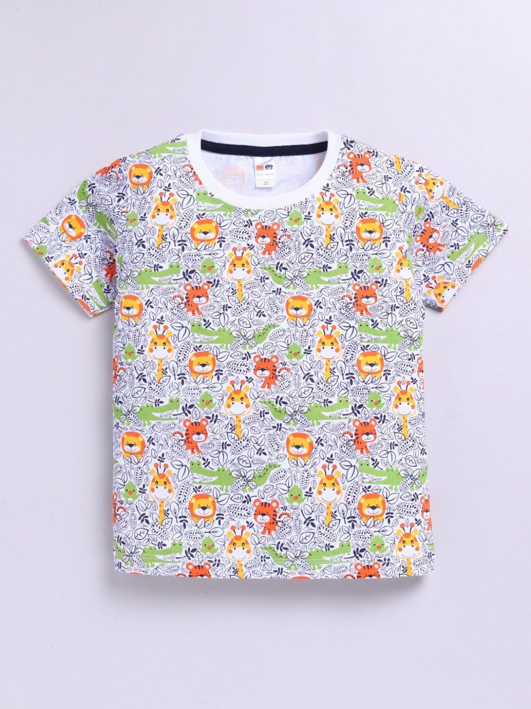 LITTLE NINJA Boys Conversational Printed Round Neck Cotton T-shirt-picture-16