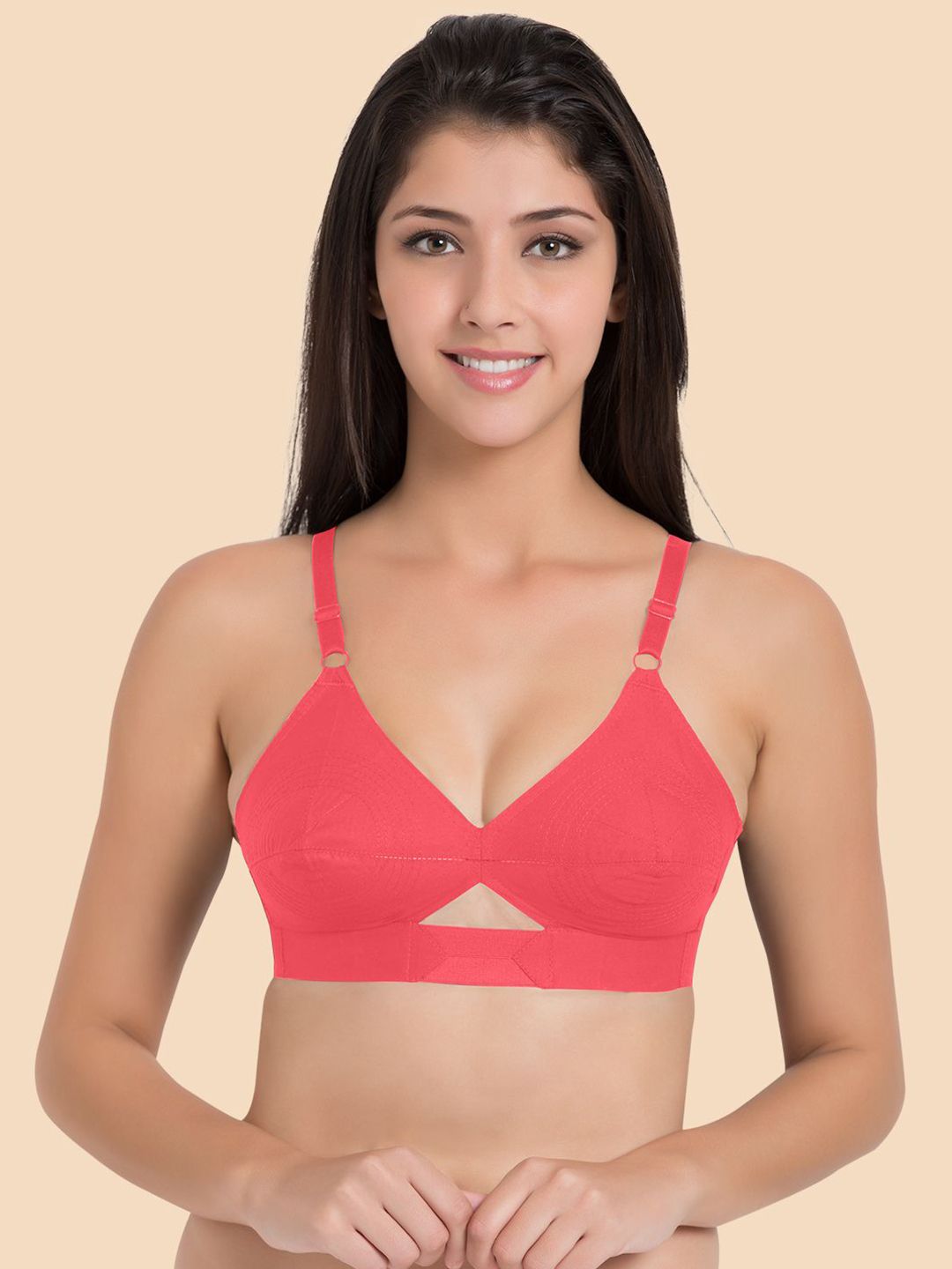 Centra Non-Wired Medium Coverage Cotton Bra-picture-31