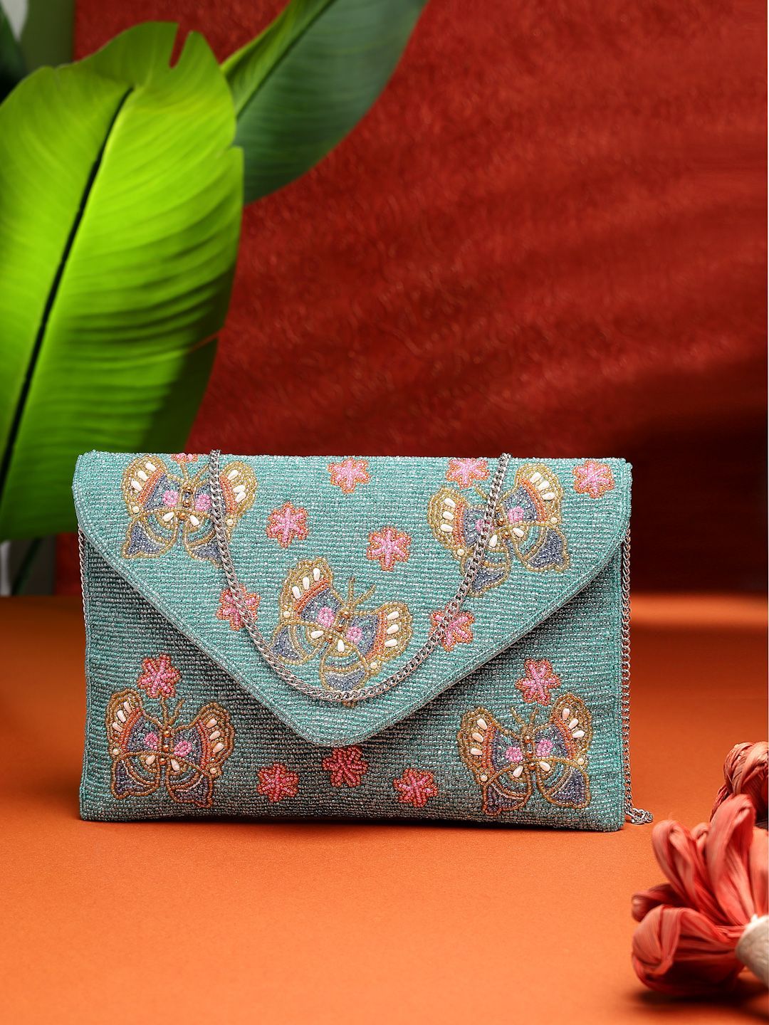 Anekaant Women Embellished Structured Sling Bag-picture-50