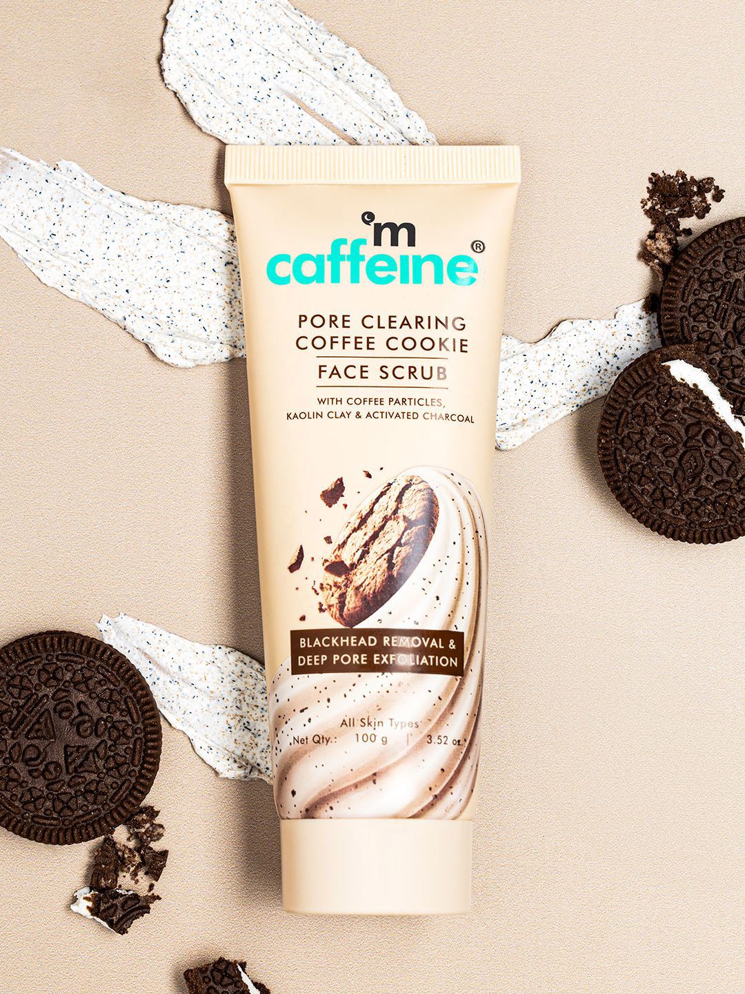 MCaffeine Pore Clearing Coffee Cookie Face Scrub- 100 g-image-14