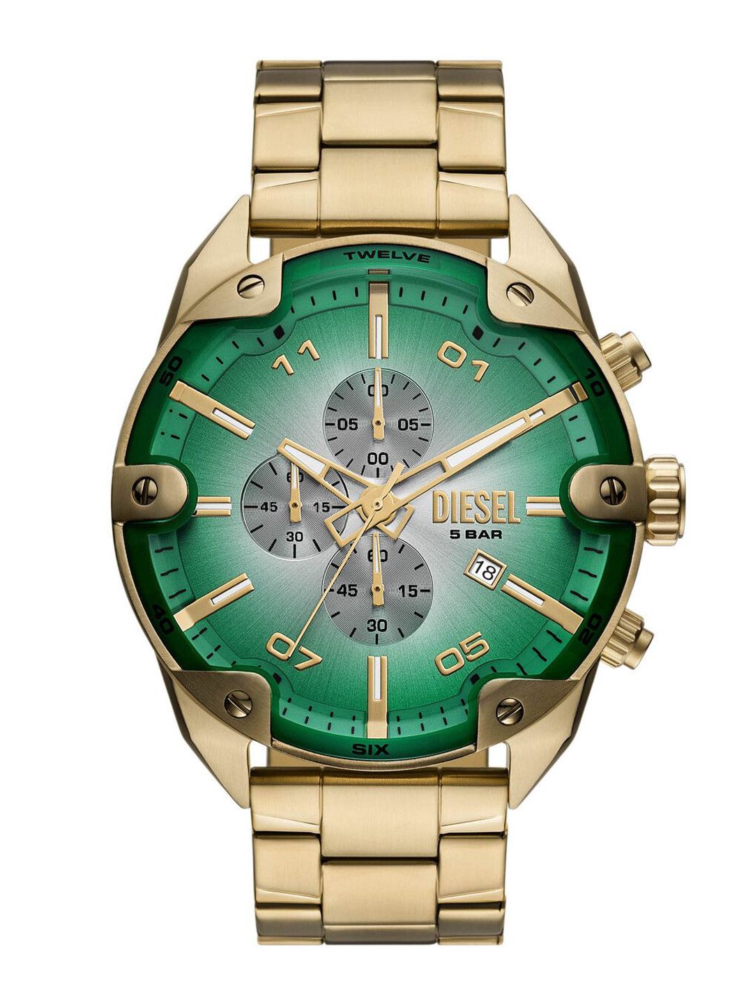 DIESEL Men Dial & Stainless Steel Straps Analogue Watch-image-48