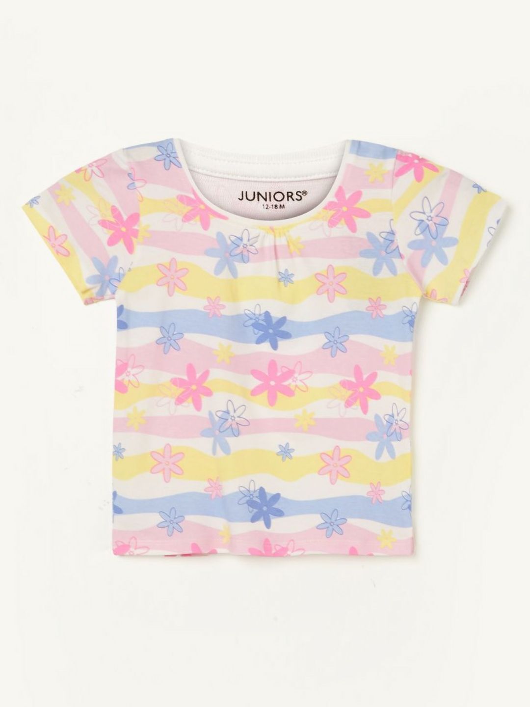 Juniors by Lifestyle Girls Conversational Printed Cotton T-shirt-image-28