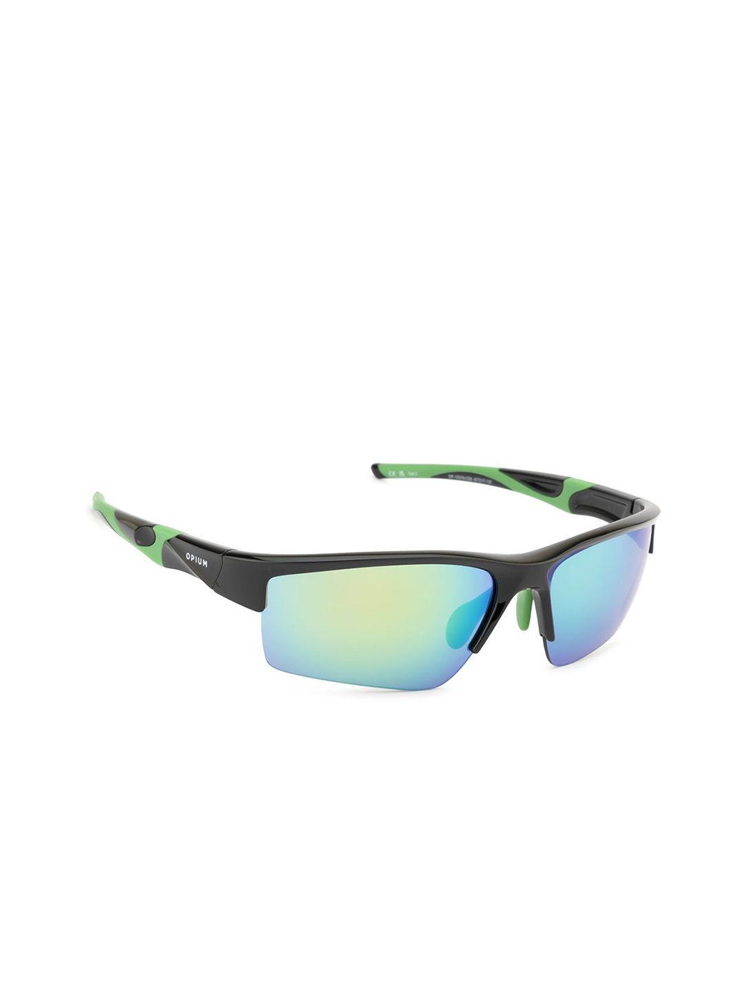 OPIUM Black Sports UV Protected Lens Plastic Sunglasses for Men OP-10316-C05-67-picture-28