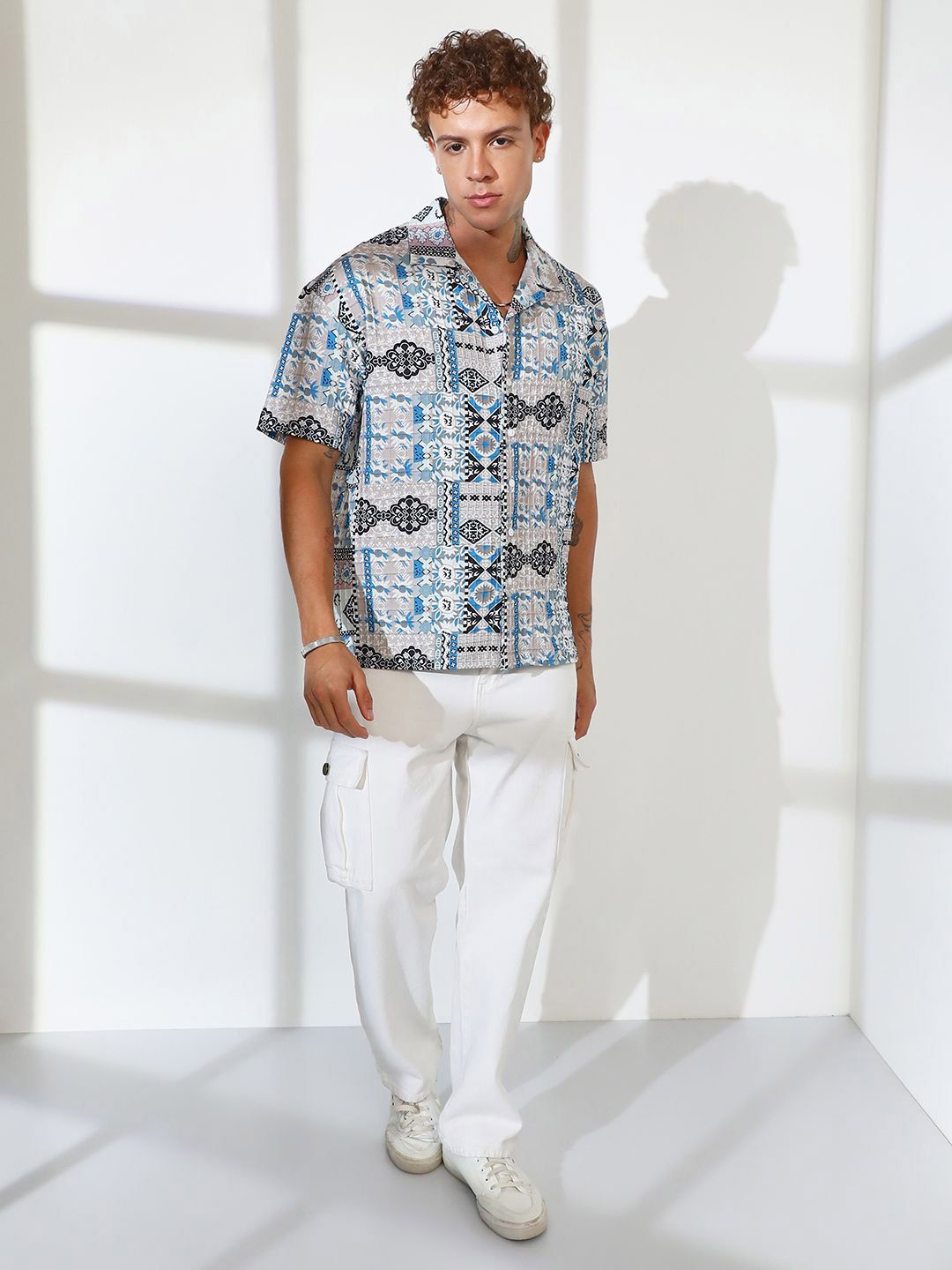 Campus Sutra Men Classic Printed Casual Shirts-picture-38