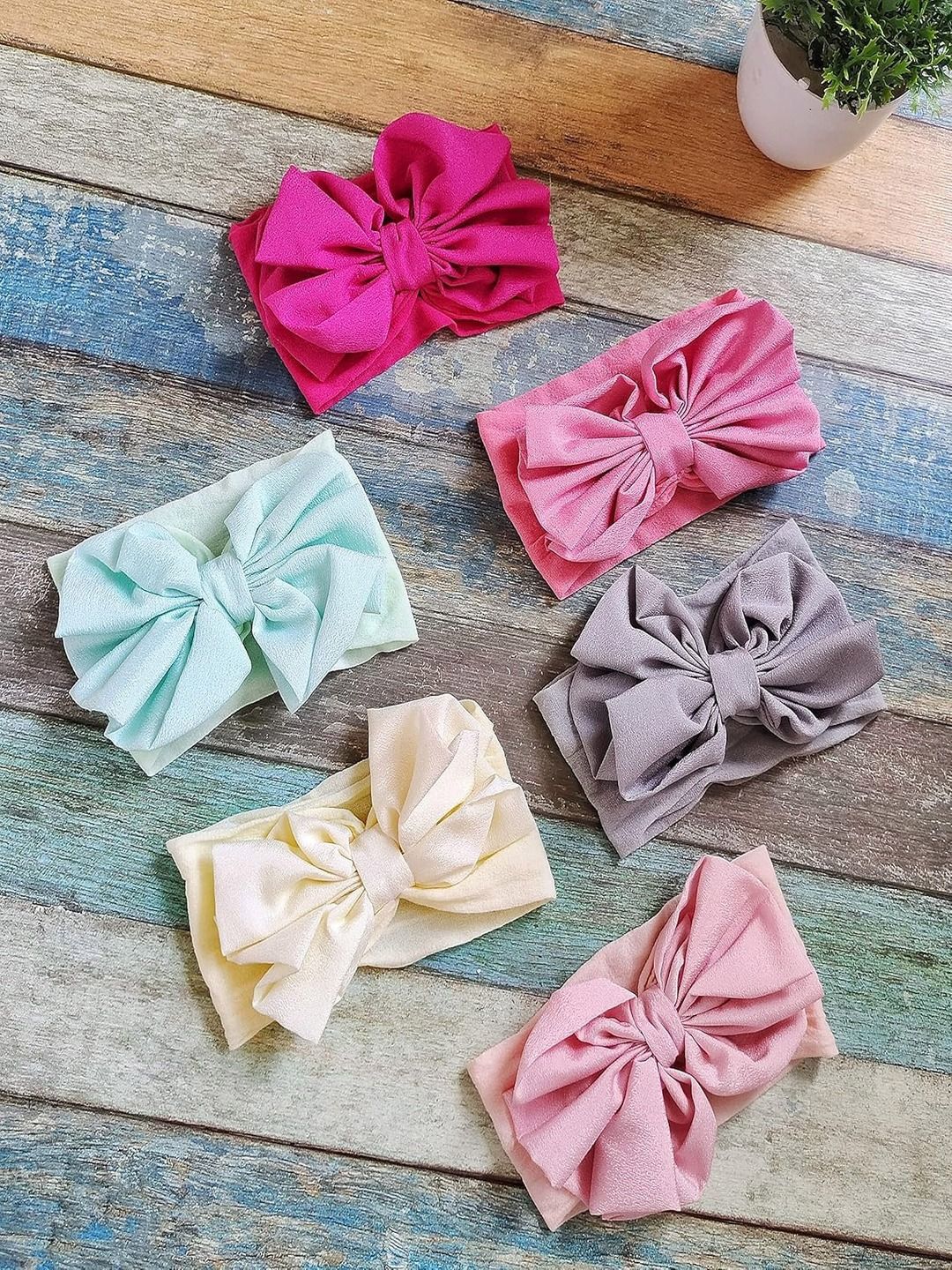 ANNA CREATIONS Girls Pack of 6 Hairbands-picture-38