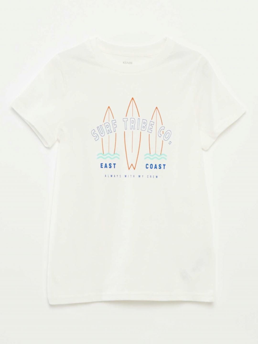 KIABI Boys Typography Printed Round Neck Cotton T-shirt-picture-28