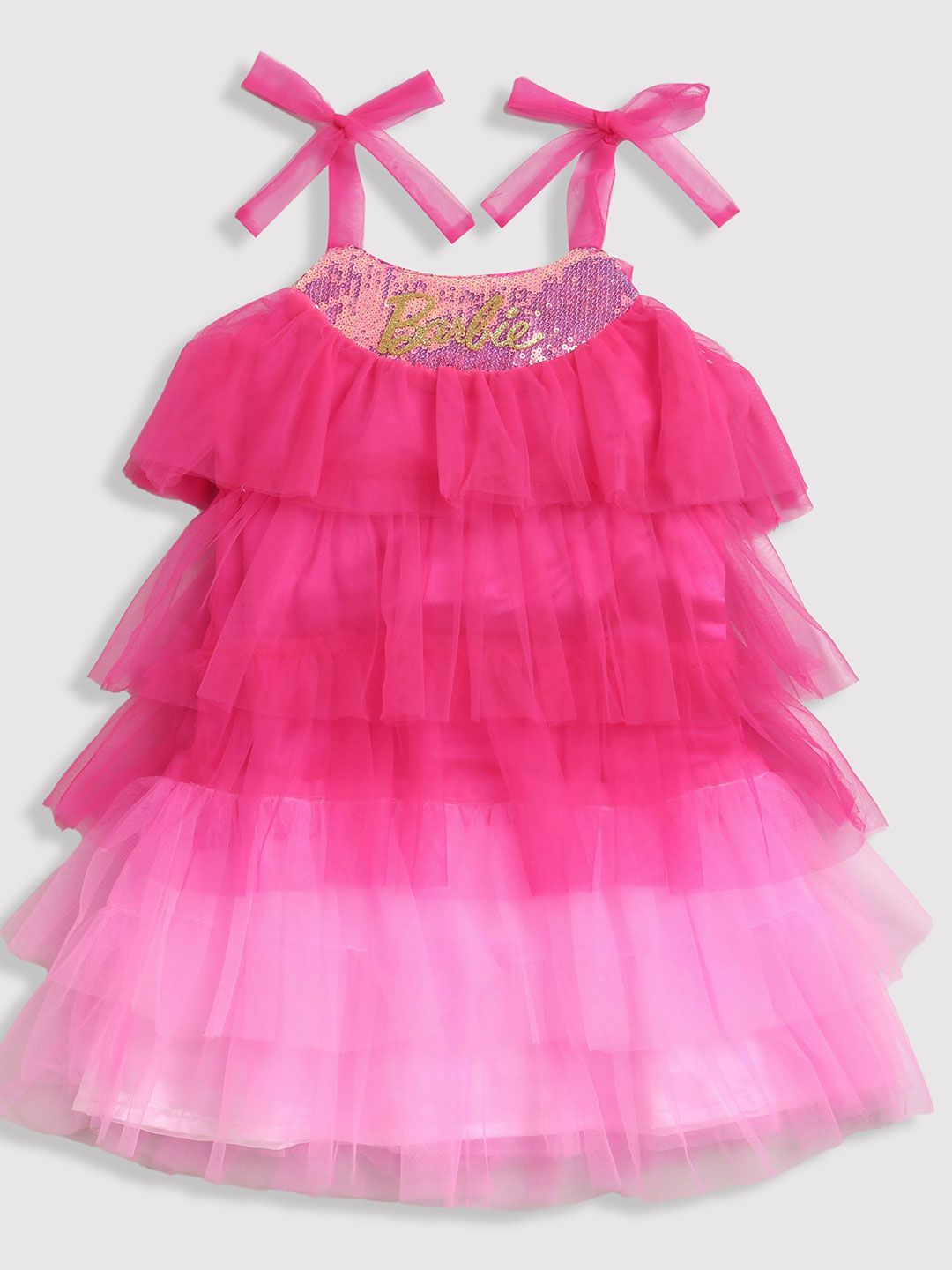 Tiny Girl Layered Fit & Flare Dress-picture-23