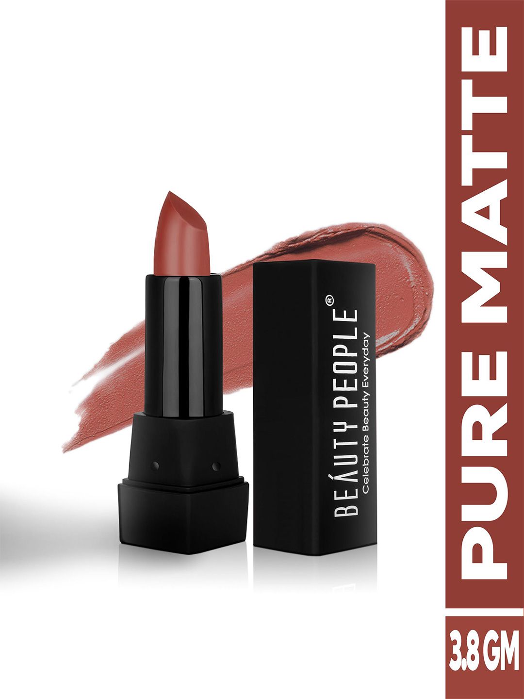 Beauty People Pure Smooth & Light Weight Long Wear Matte Lipstick- 3.8 g - Depeach Mode-picture-29