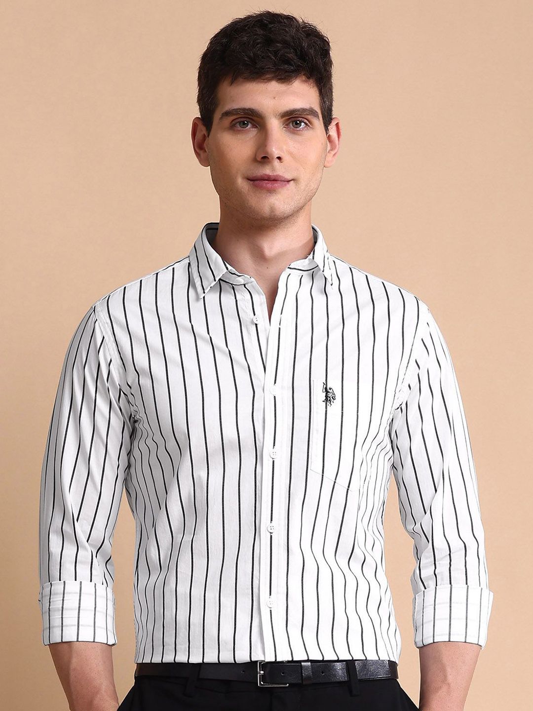 U.S. Polo Assn. Men Classic Striped Casual Shirt-picture-34
