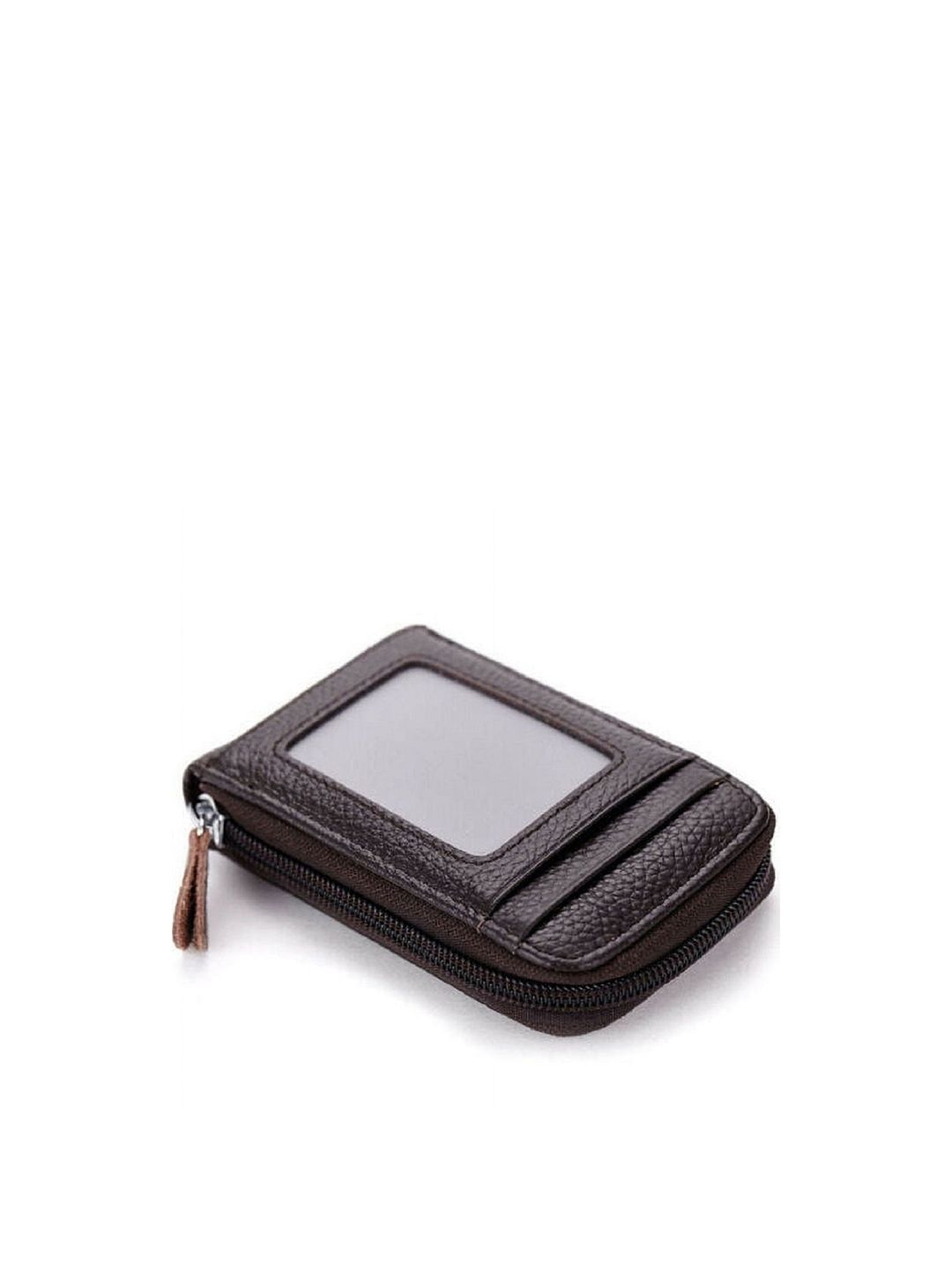 SZN Men Textured Zip Detail Leather Card Holder-picture-50