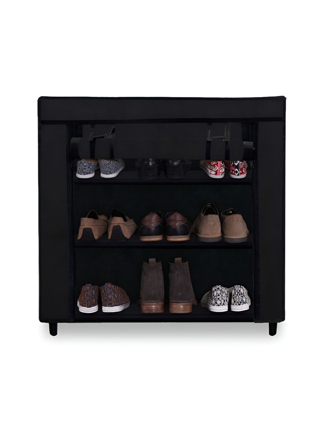Urban Choice 3-Layer Shoe Rack with Dust Cover-image-42