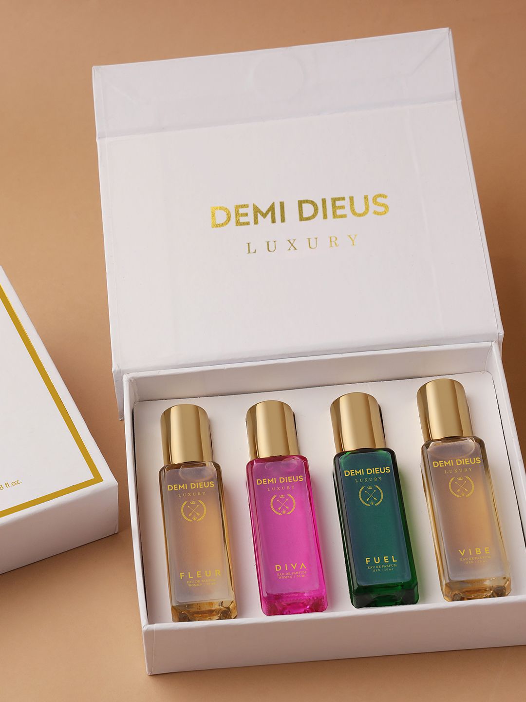DEMI DIEUS Set Of 4 Fleur Vibe Fuel Diva Long Lasting Eau De Parfum - 20 ml Each-picture-43