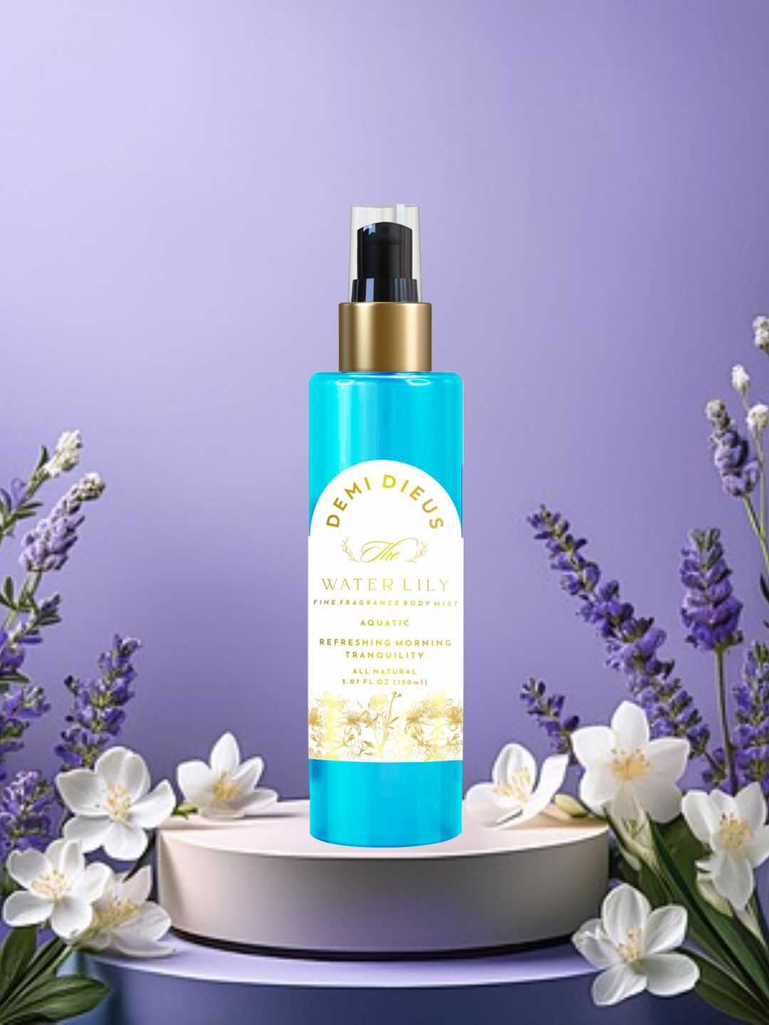 DEMI DIEUS Women Long Lasting Water Lily Body Mist - 100 ml-picture-1