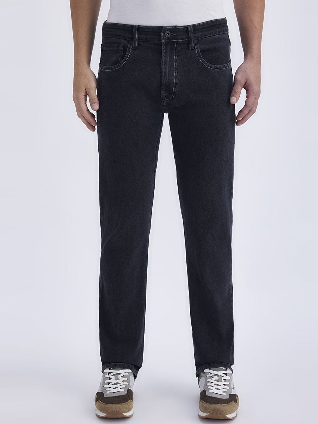 Pepe Jeans Men Straight Fit Mid-Rise Stretchable Jeans-picture-11