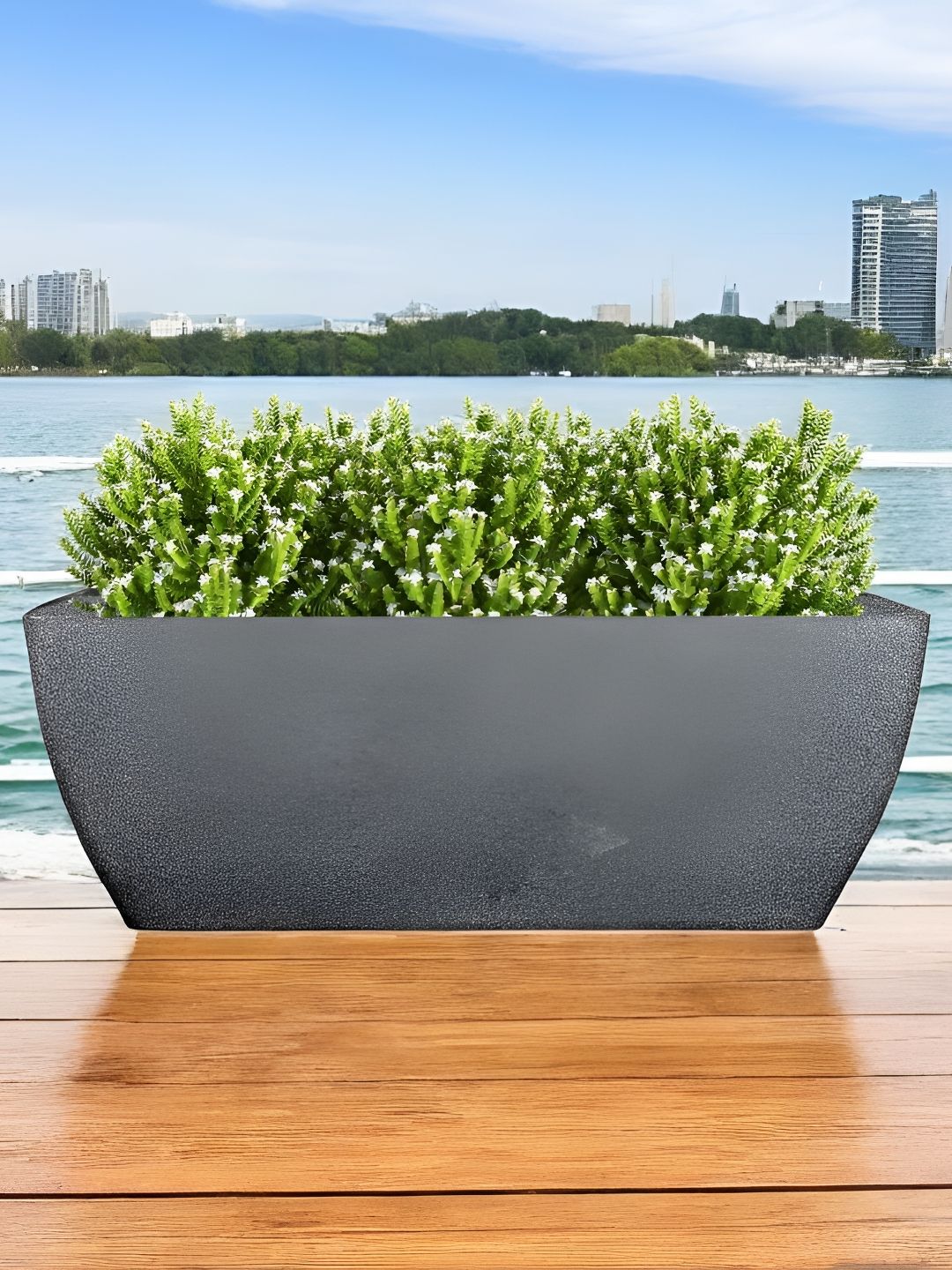 Go Hooked RECTA CURVE Black & Green Durable Planter-picture-29