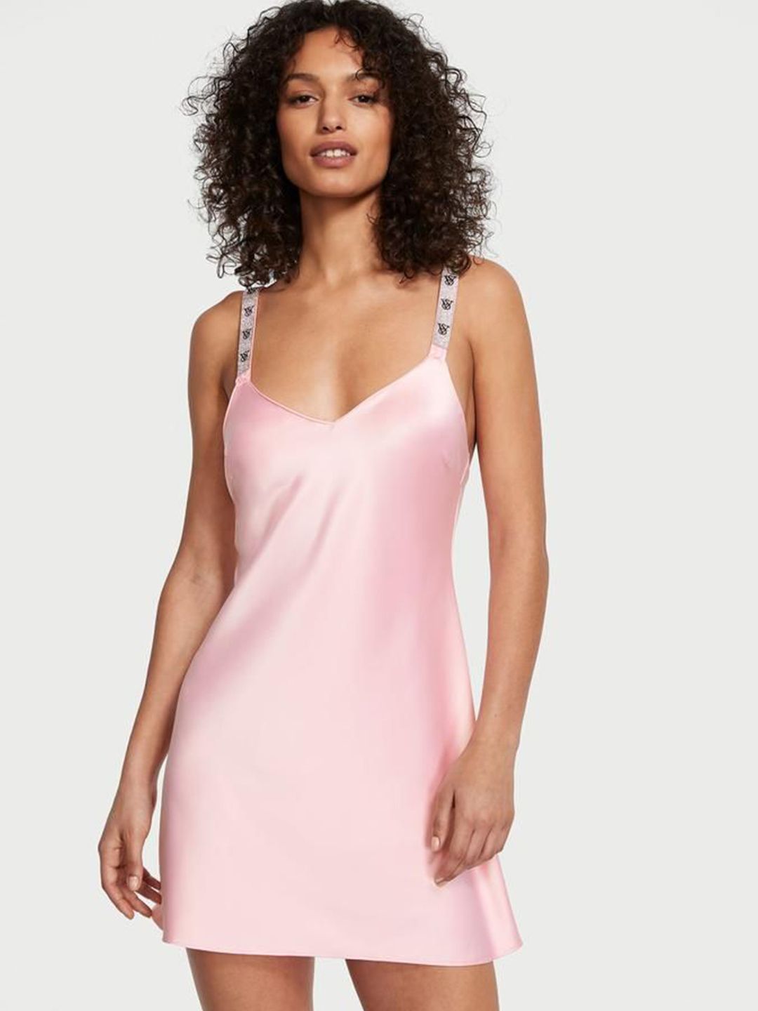 victoria's secret Victoria's Women Shoulder Strap Satin Nightdress-picture-13