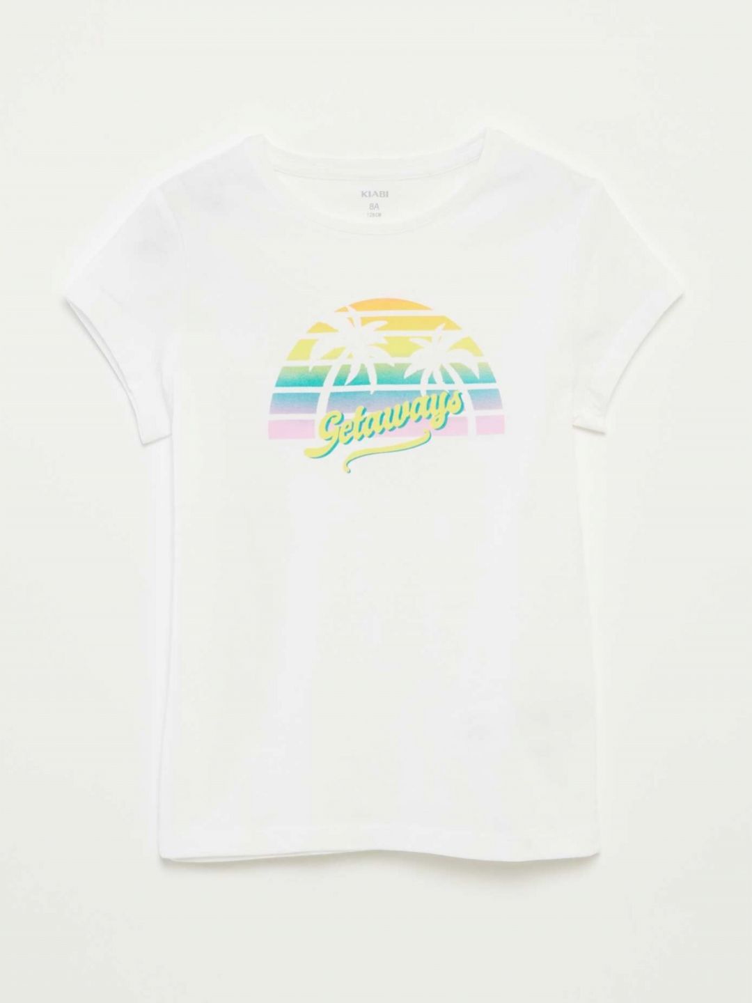 KIABI Girls Graphic Printed Round Neck Cotton T-shirt-picture-32