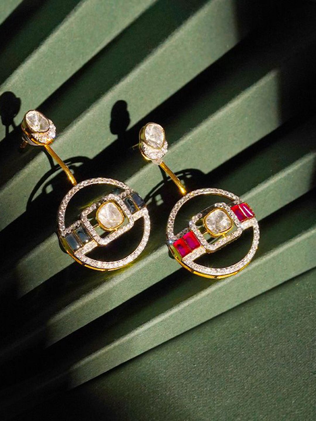 laa polky stories by raniwala Polki Stories By Raniwala Women Earrings Diamond 6.0gm-picture-31