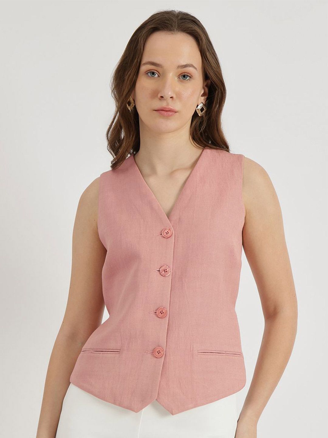 fable street FableStreet Linen Formal Waistcoat-picture-11