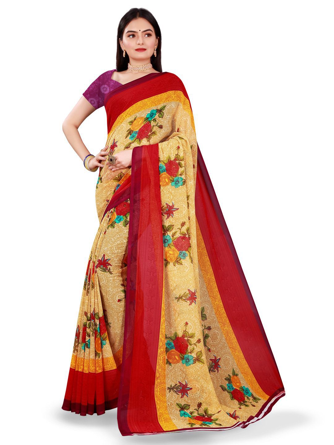 Moda Rapido Pure Georgette Saree-picture-25