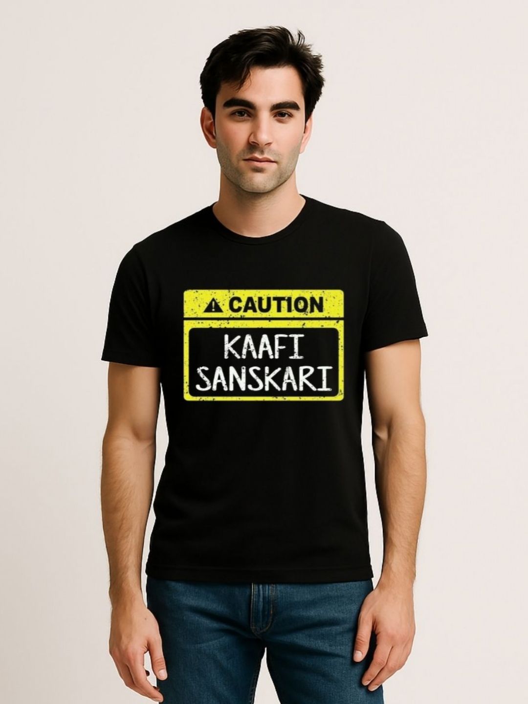 Be Crazy Men Typography Printed Round Neck Cotton T-shirt-picture-26