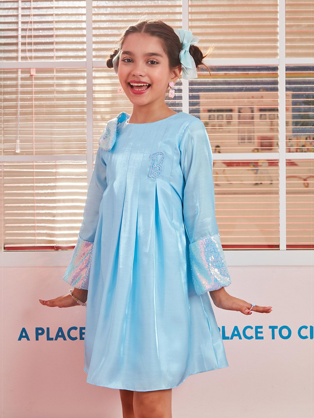 Tiny Girl Layered Fit & Flare Dress-picture-52