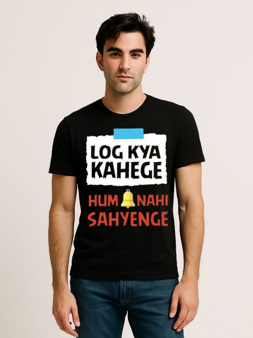 Be Crazy Men Typography Printed Round Neck Cotton T-shirt-picture-18