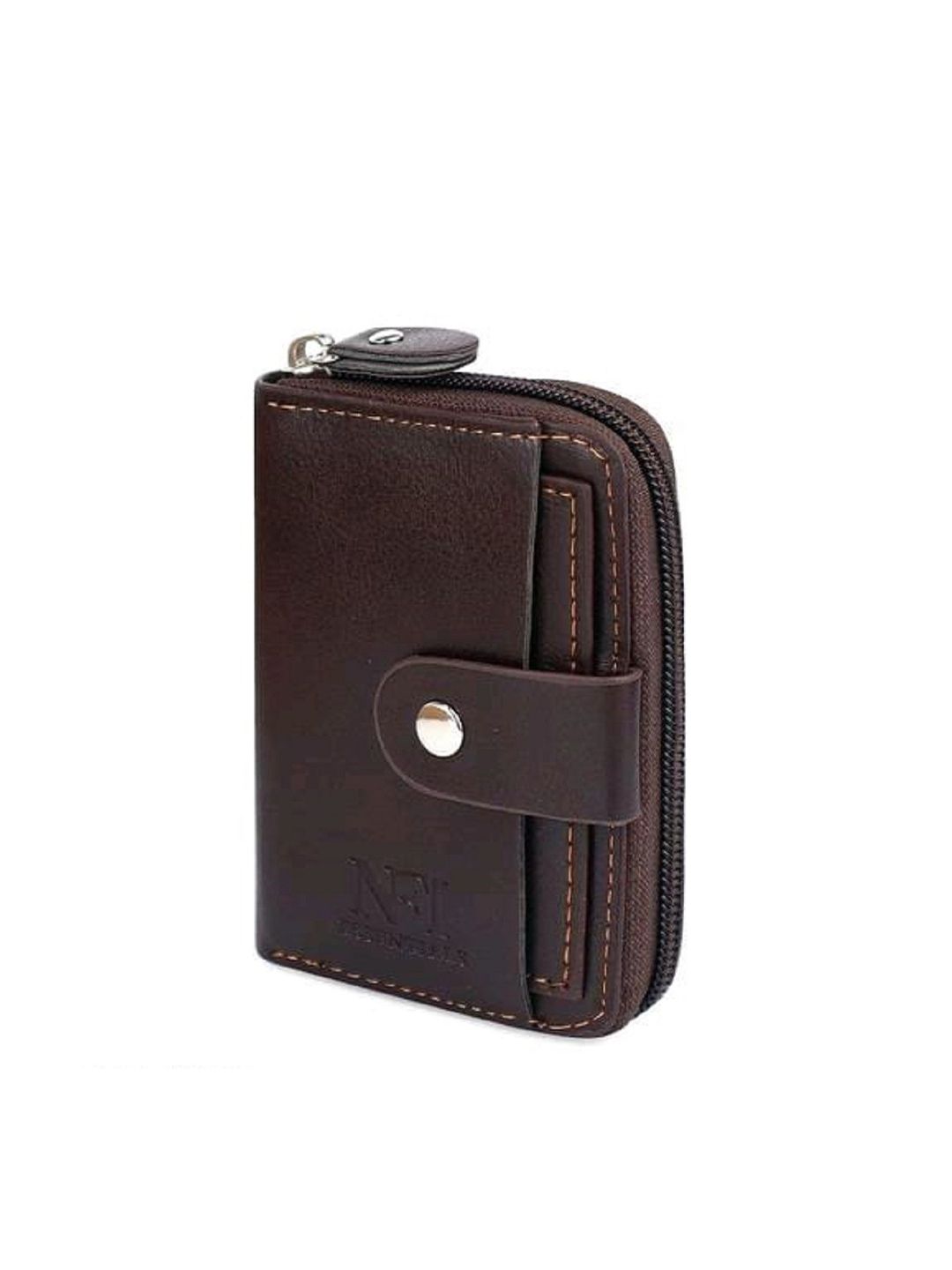 SZN Men Zip Detail Leather Card Holder-picture-37