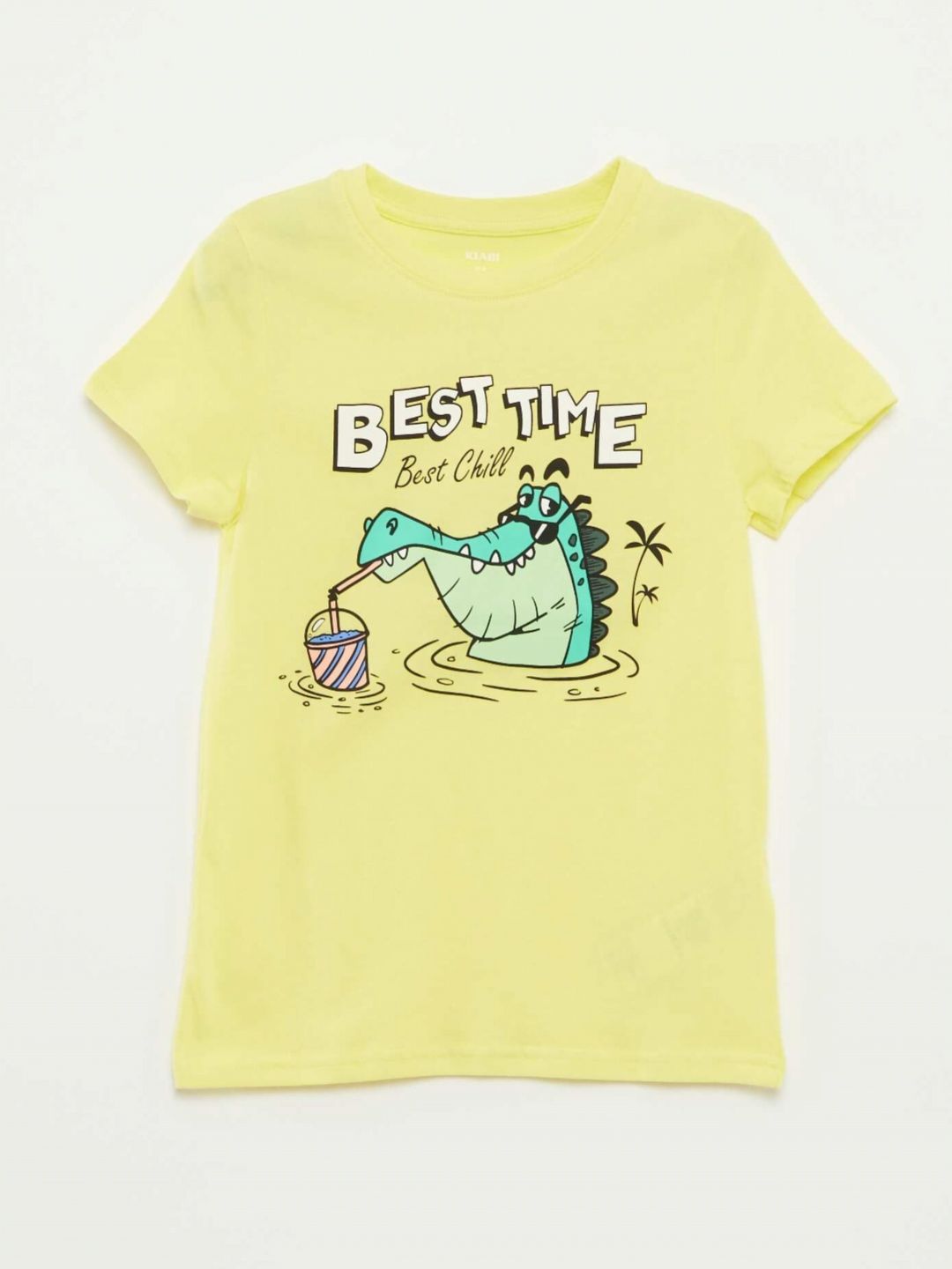 KIABI Boys Graphic Printed Round Neck Cotton T-shirt-picture-30