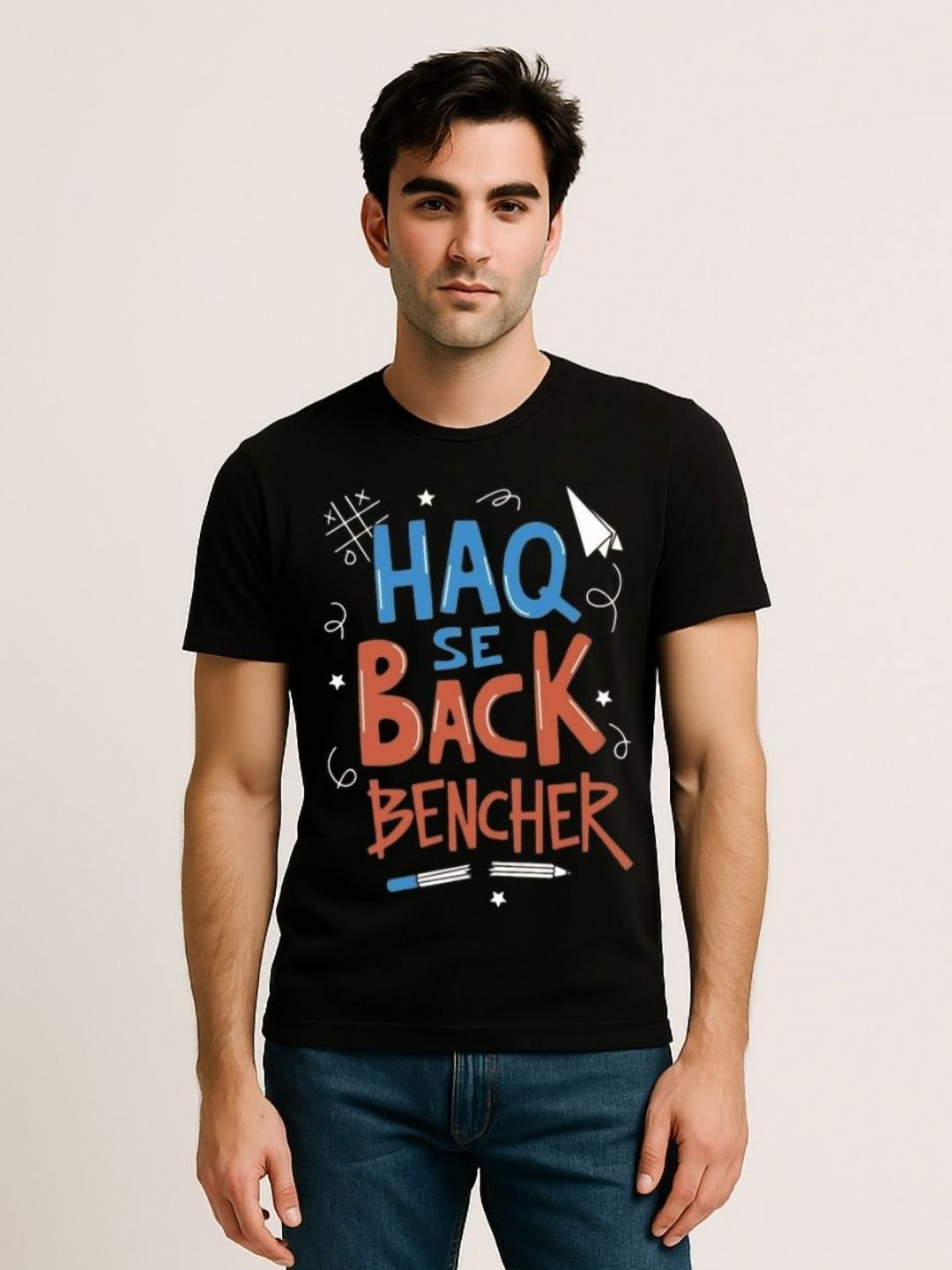 Be Crazy Men Typography Printed Cotton Regular Fit T-shirt-picture-35