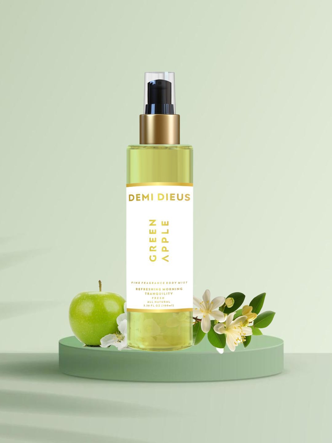 DEMI DIEUS Men Long Lasting Green Apple Body Mist - 100 ml-picture-58