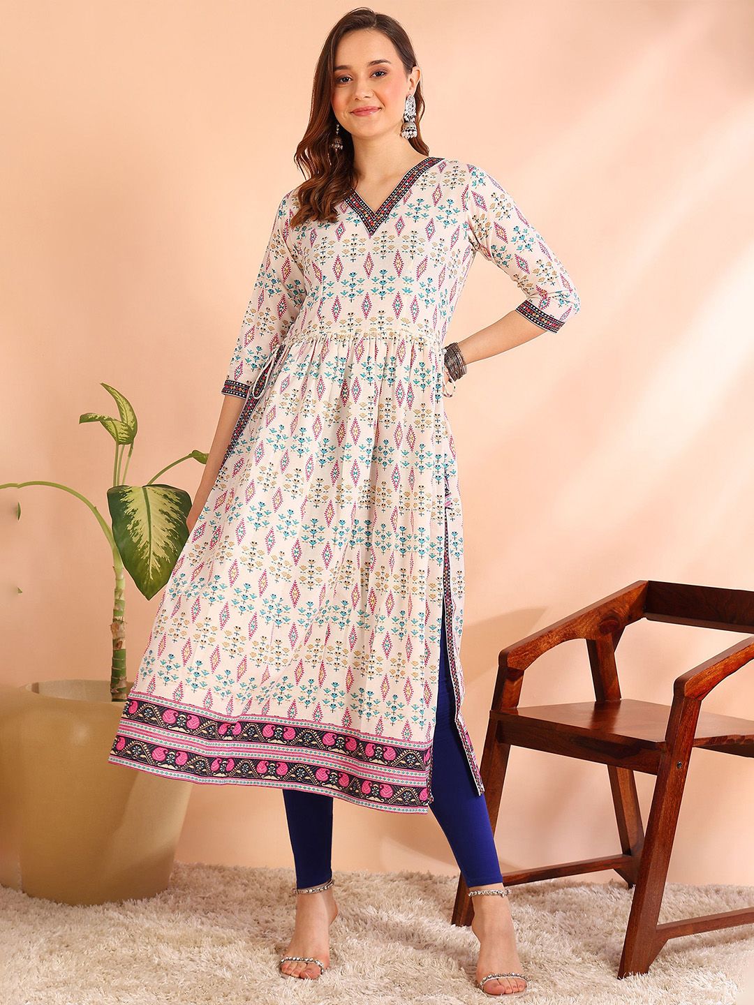 Moda Rapido Women Ethnic Motifs Printed Kurta-picture-20