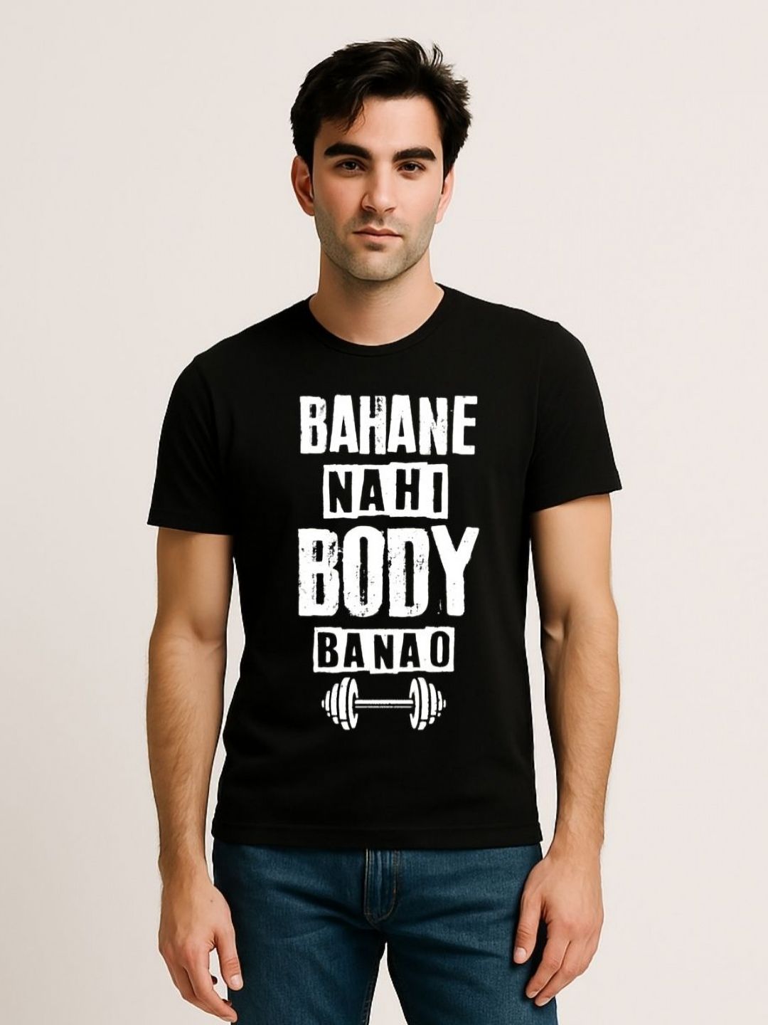 Be Crazy Men Typography Printed Round Neck Cotton T-shirt-picture-28