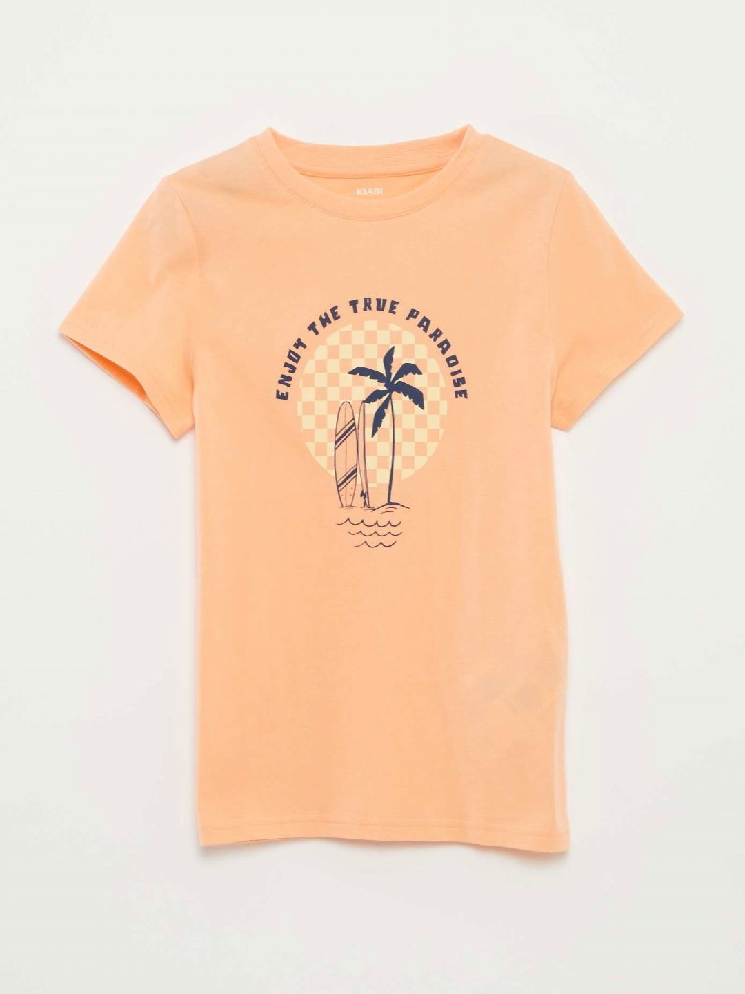 KIABI Boys Graphic Printed Round Neck Cotton T-shirt-picture-27