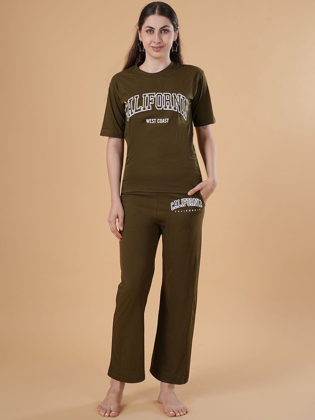 BAESD Women Typography Printed Night Suit-picture-13