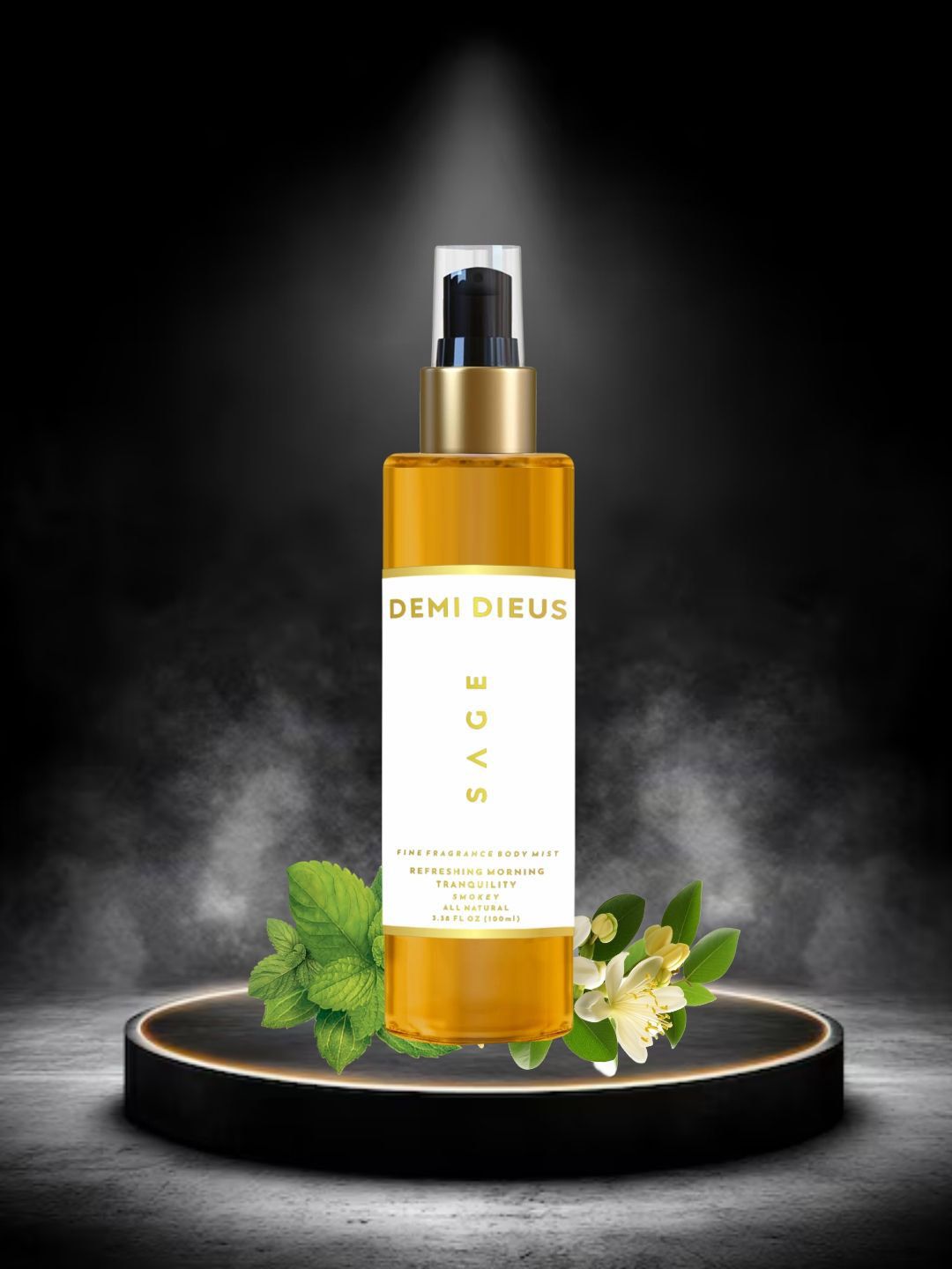 DEMI DIEUS Men Long Lasting Sage Body Mist - 100 ml-image-8