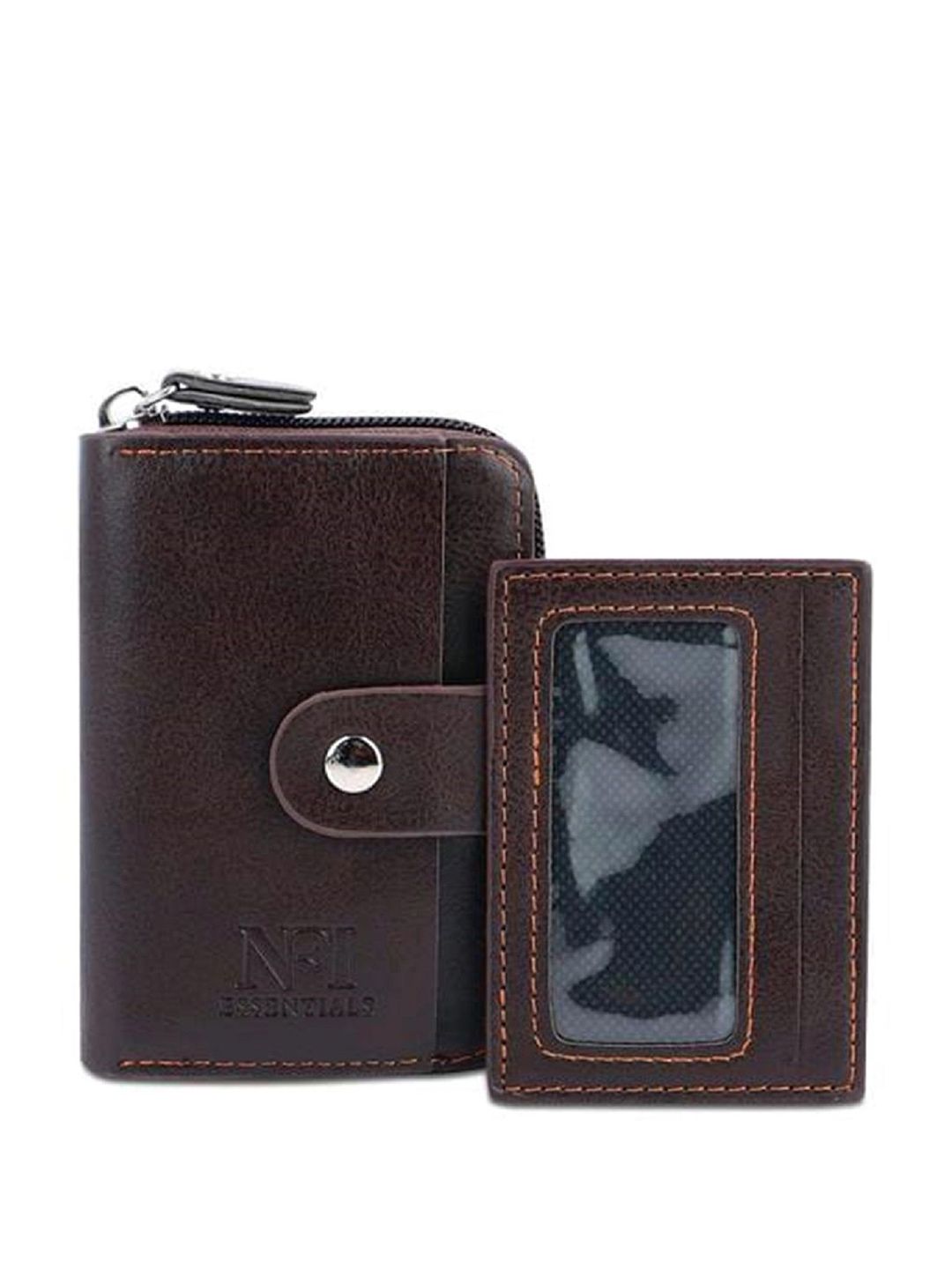 SZN Men Zip Detail Leather Card Holder-picture-42