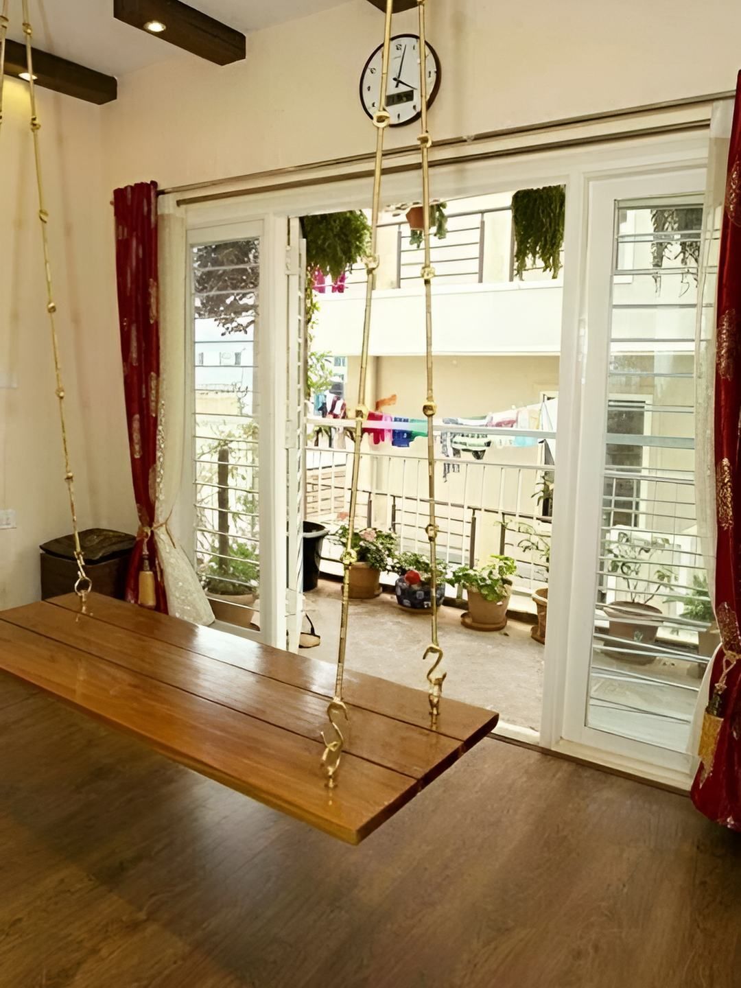 JAIRI TRADERS Brown Wooden Swings