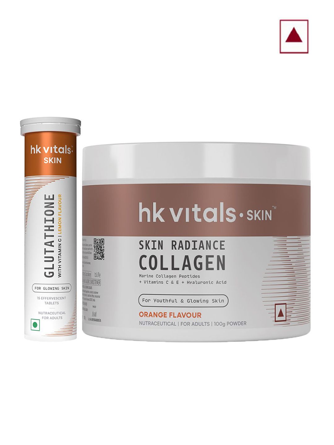 HK VITALS Set Of 2 Glutathione Effervescent - 15 Tablets & Skin Radiance Collagen-100 g-picture-11