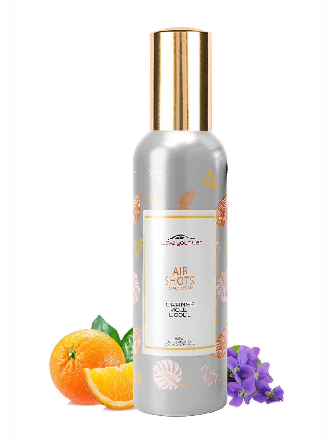 Love Your Car Grey & Yellow Orange Violet Woody Long Lasting Air Freshener-image-38