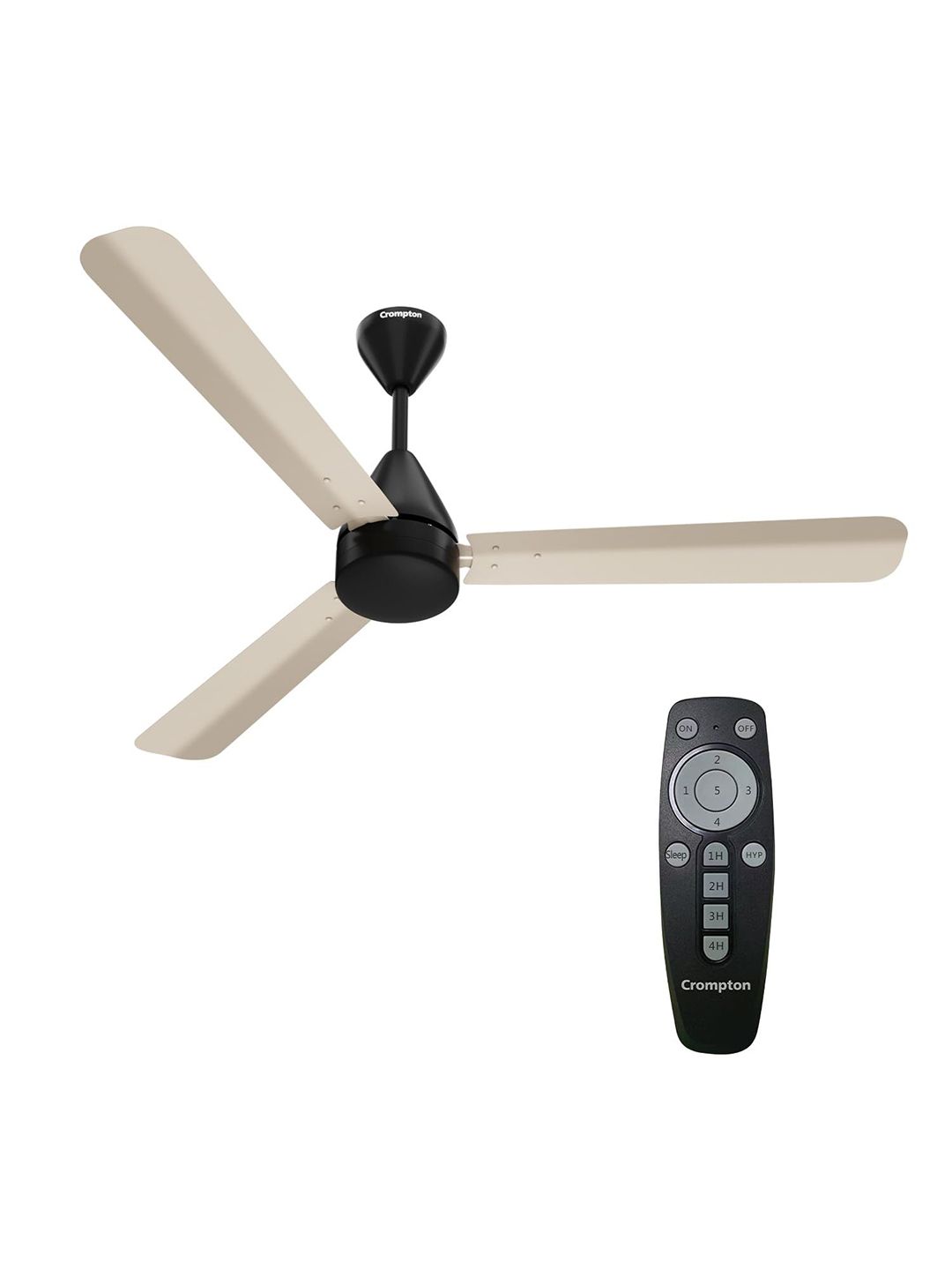 Crompton Energion Hyperjet Black Remote Controlled 3 Blades Ceiling Fan-image-9