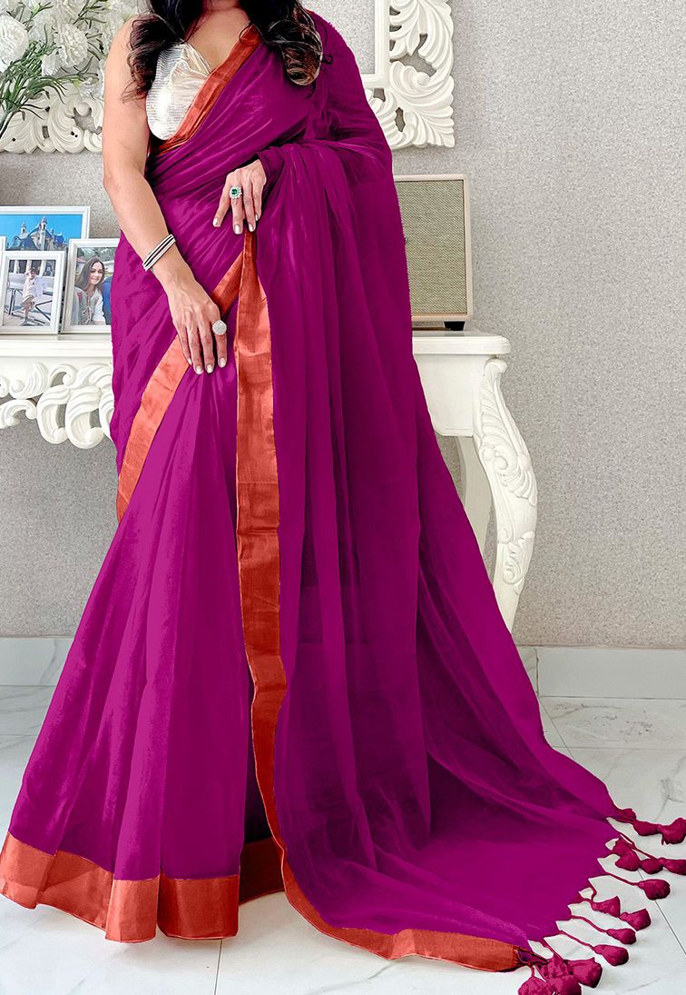 Anouk Pure Cotton Designer Saree
