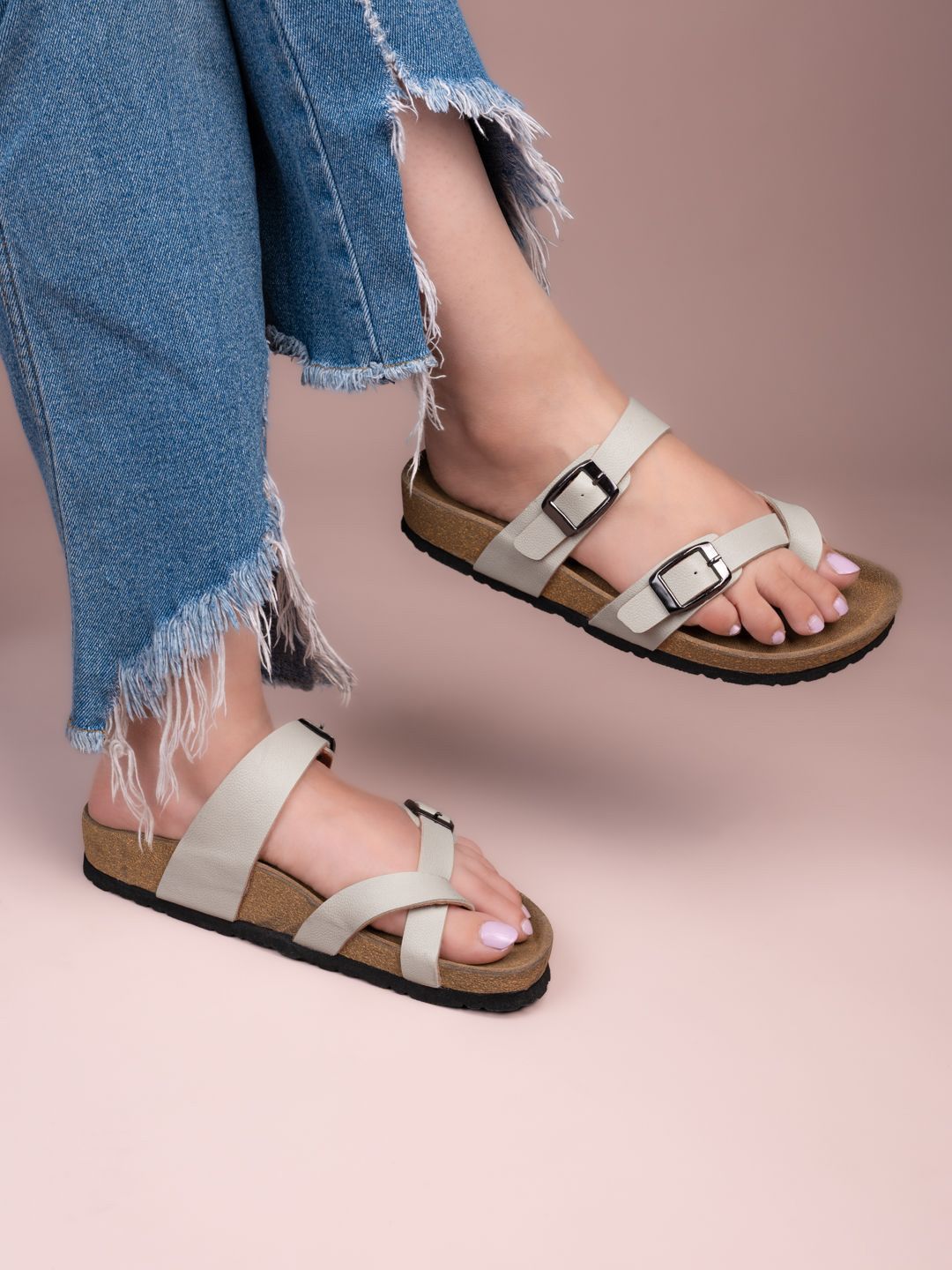 Mast & Harbour Women One Toe Flats-image-39