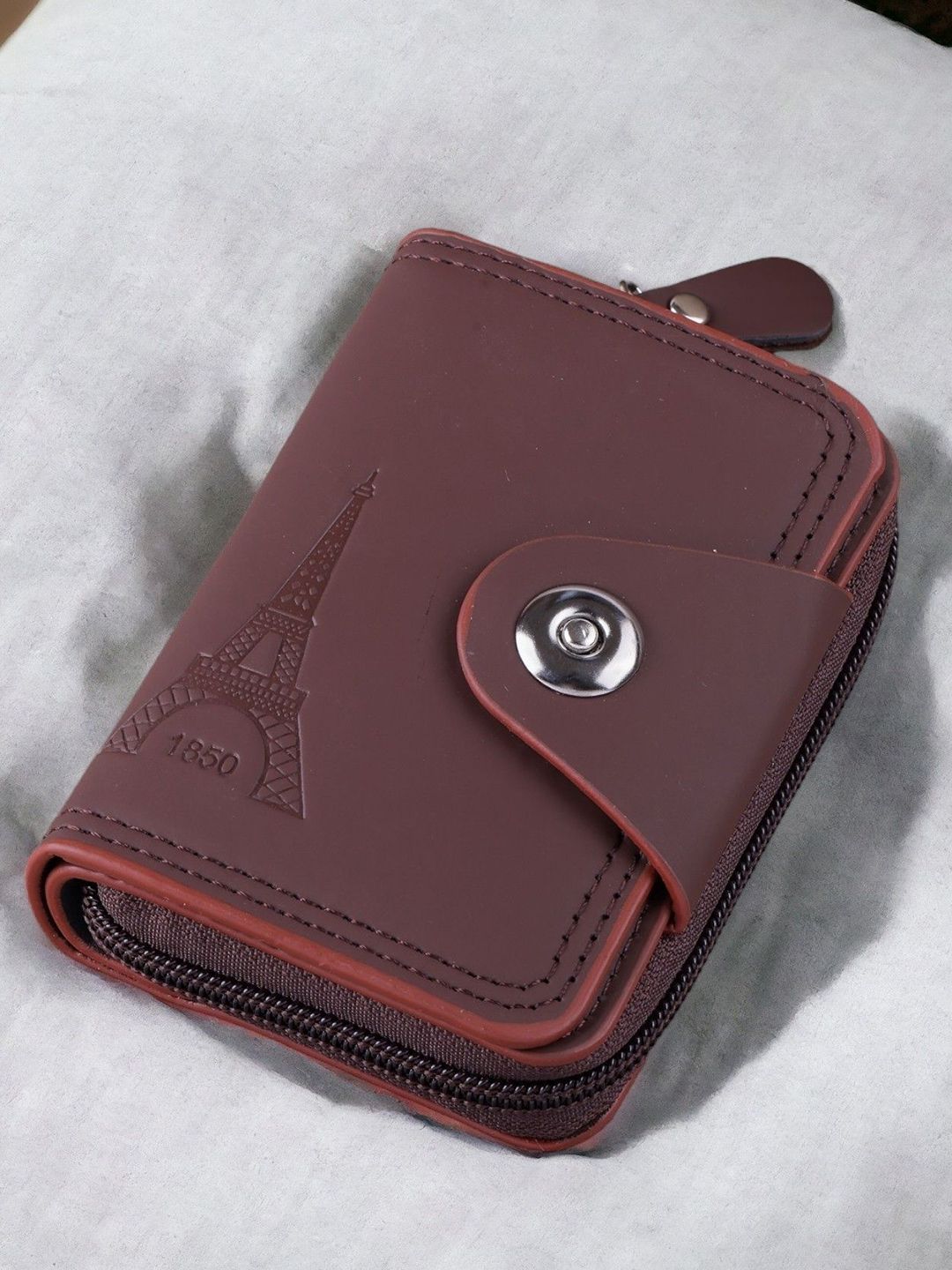 SZN Men Zip Detail Leather Card Holder-picture-26