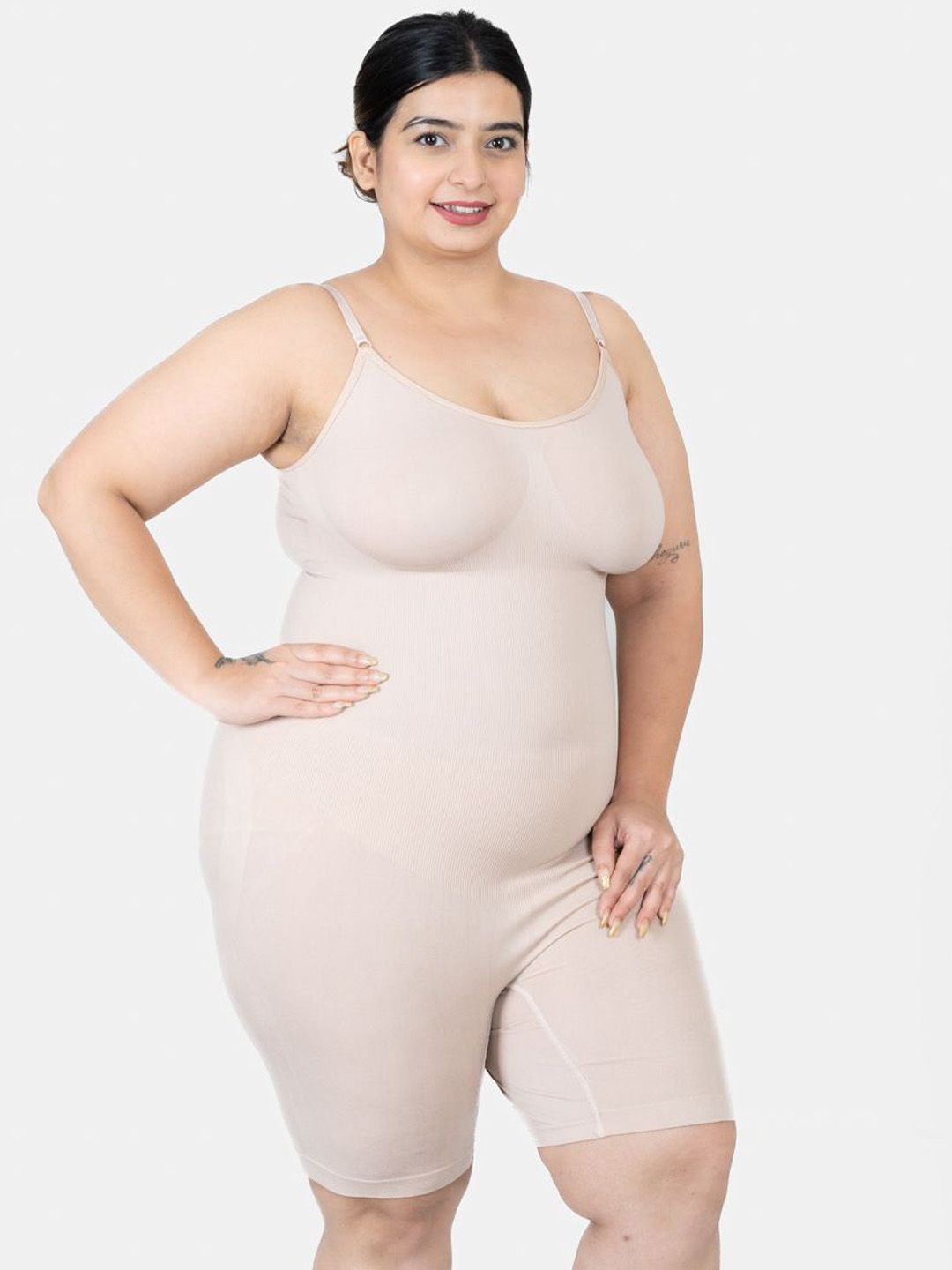 Shapercult Premium Snatched Mid Thigh Bodysuit Shapewear-picture-23