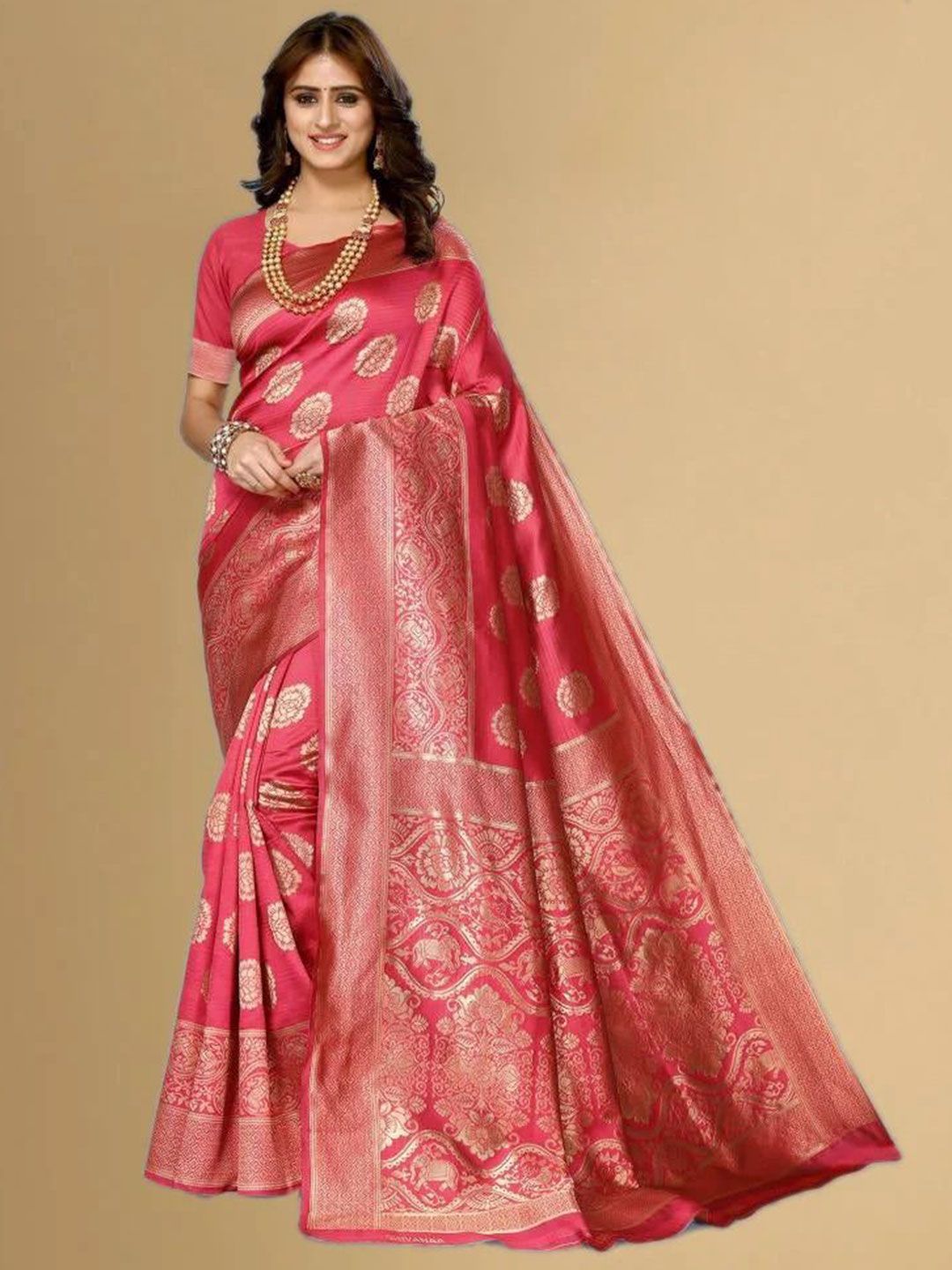 Moda Rapido Embellished Pure Silk Banarasi Saree-picture-38