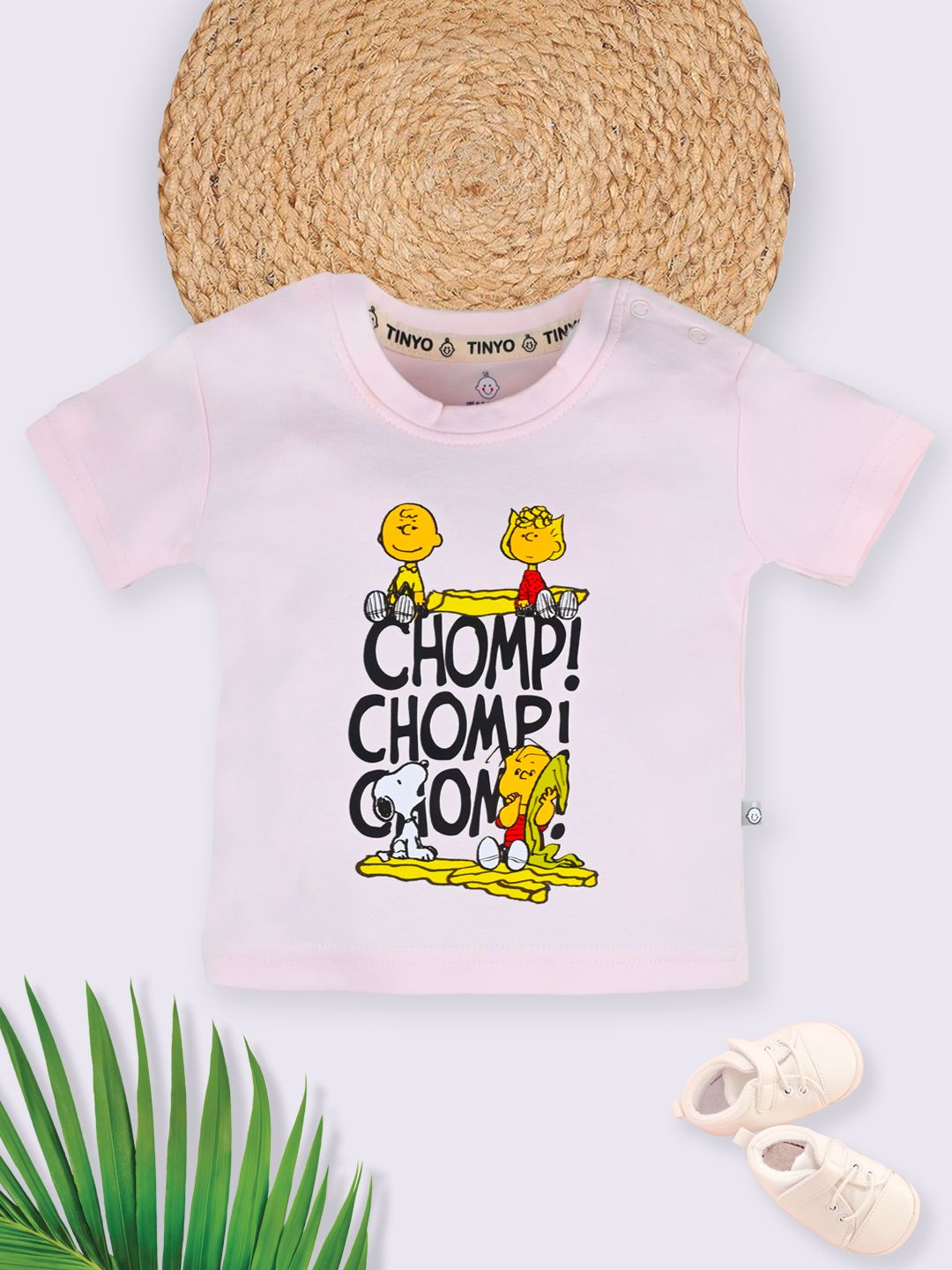 YK X Tinyo Infant Boys Snoopy Printed Pure Cotton T-shirt-picture-46
