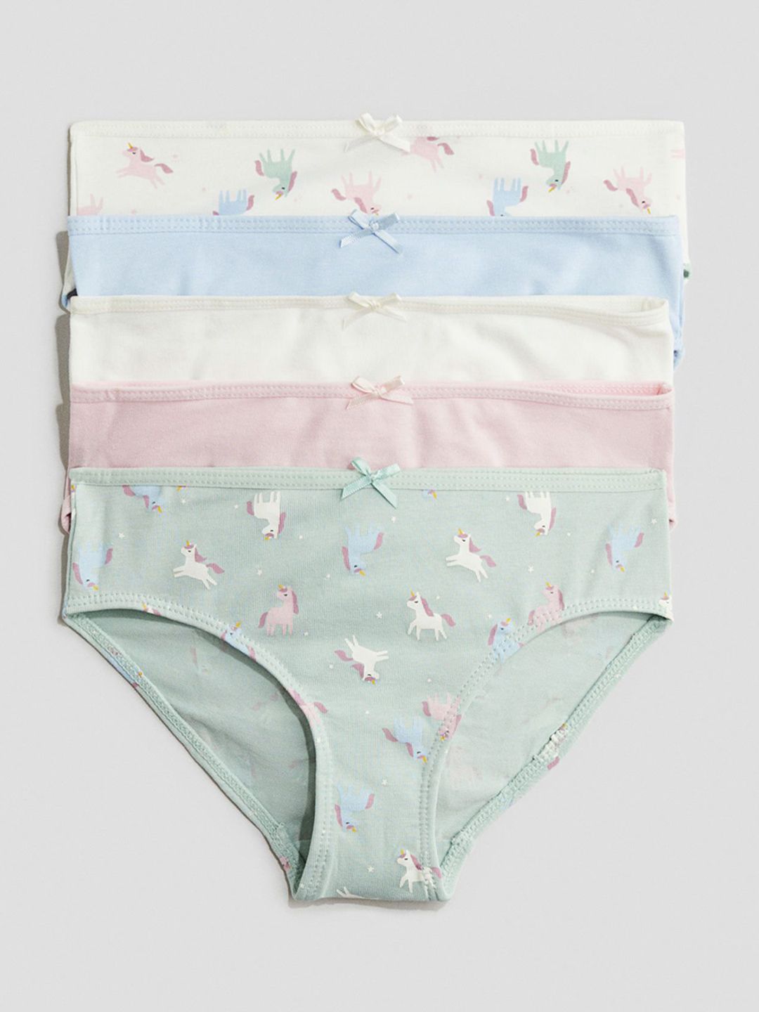 H&M Girls 5-Pack Cotton Briefs